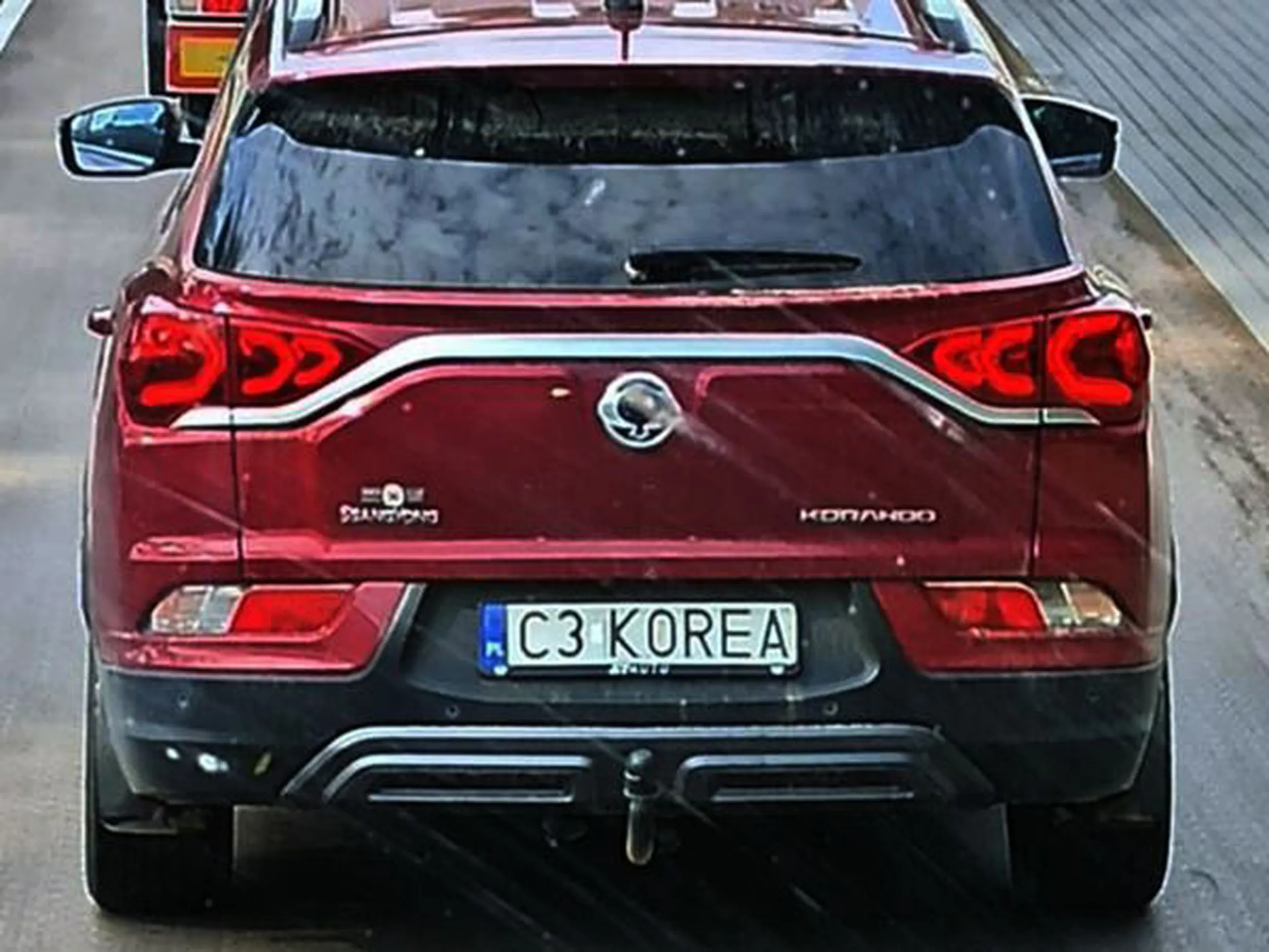 Fajny numer, blacha C3 KOREA