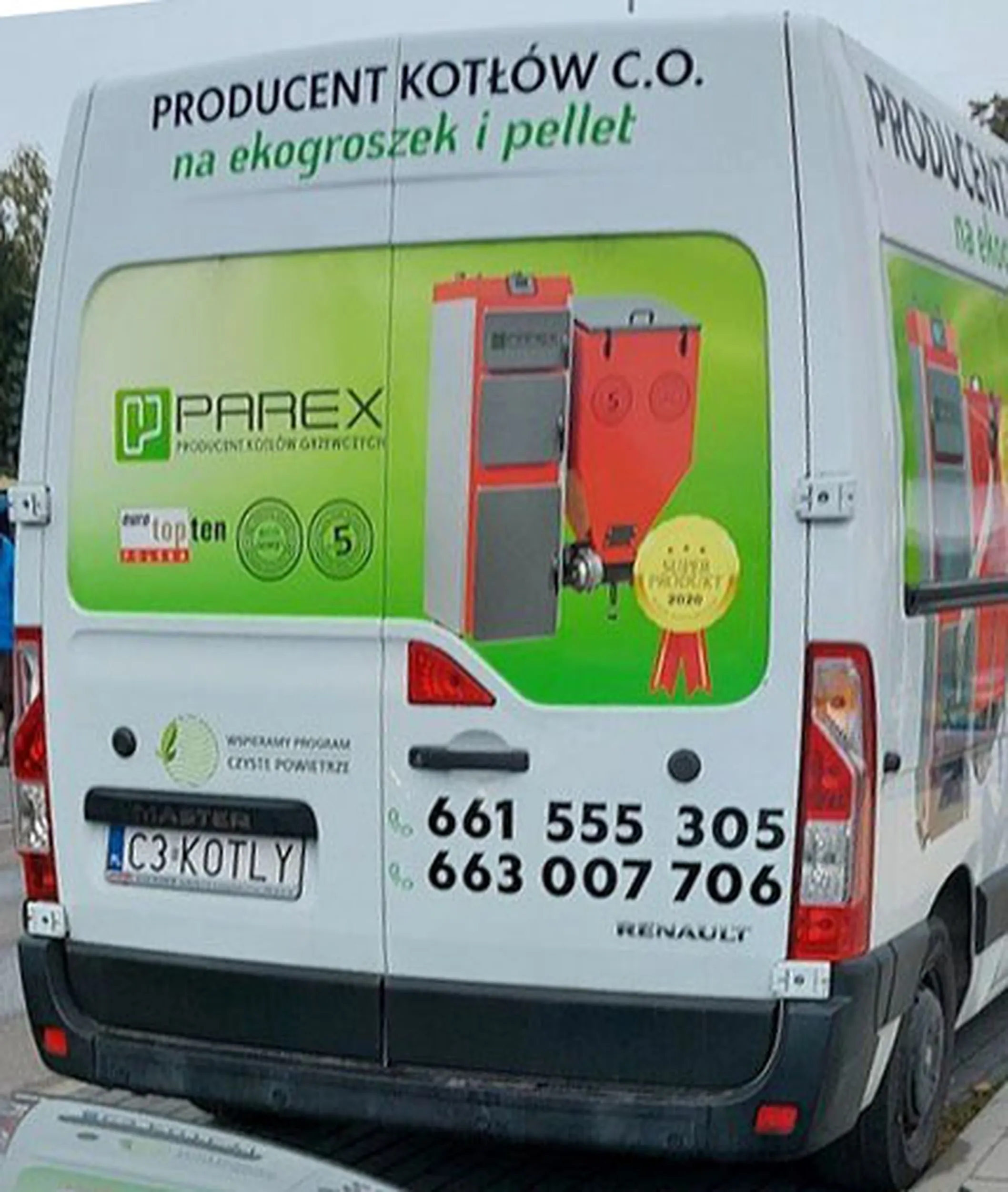 Fajny numer, blacha C3 KOTLY