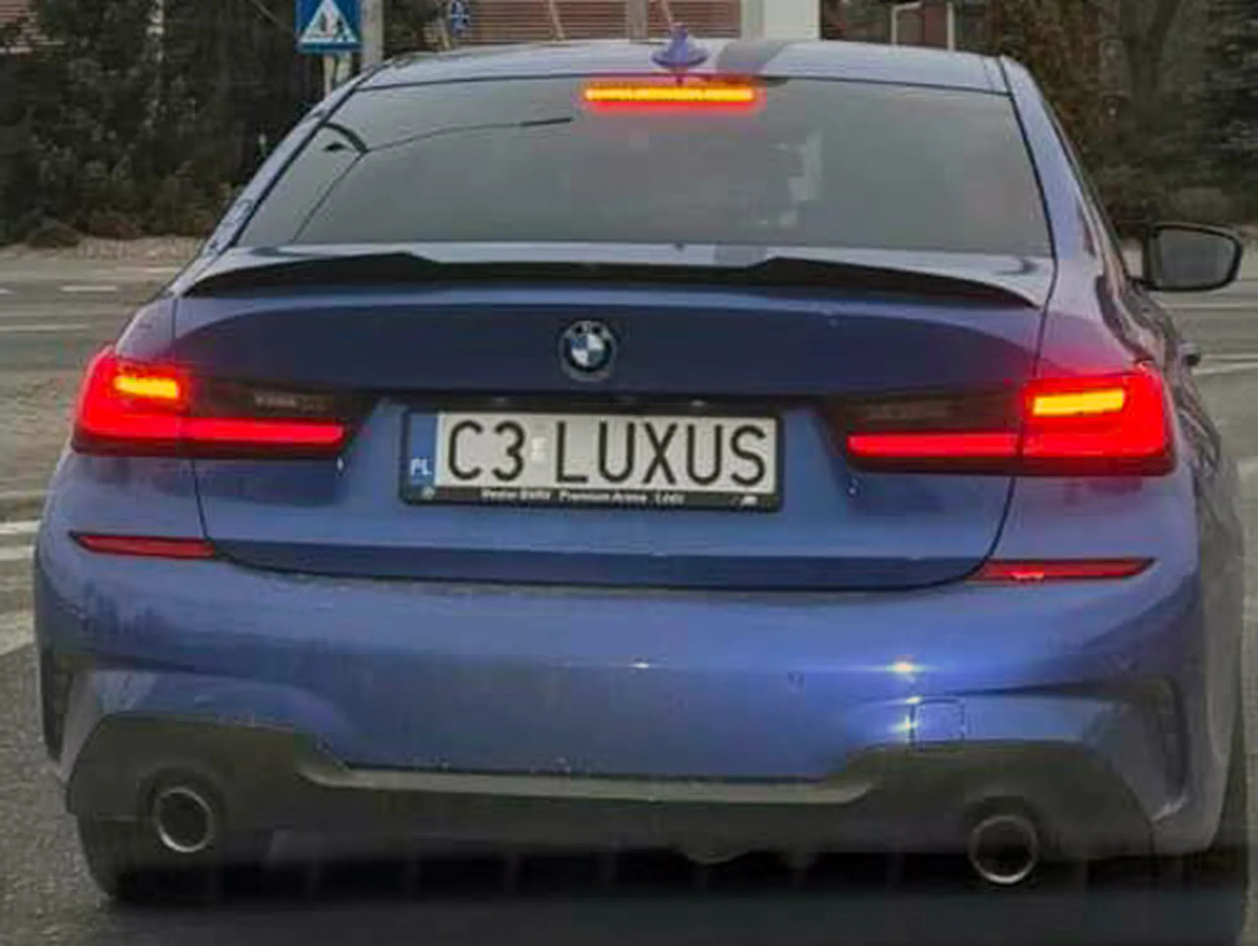 Fajny numer, blacha C3 LUXUS