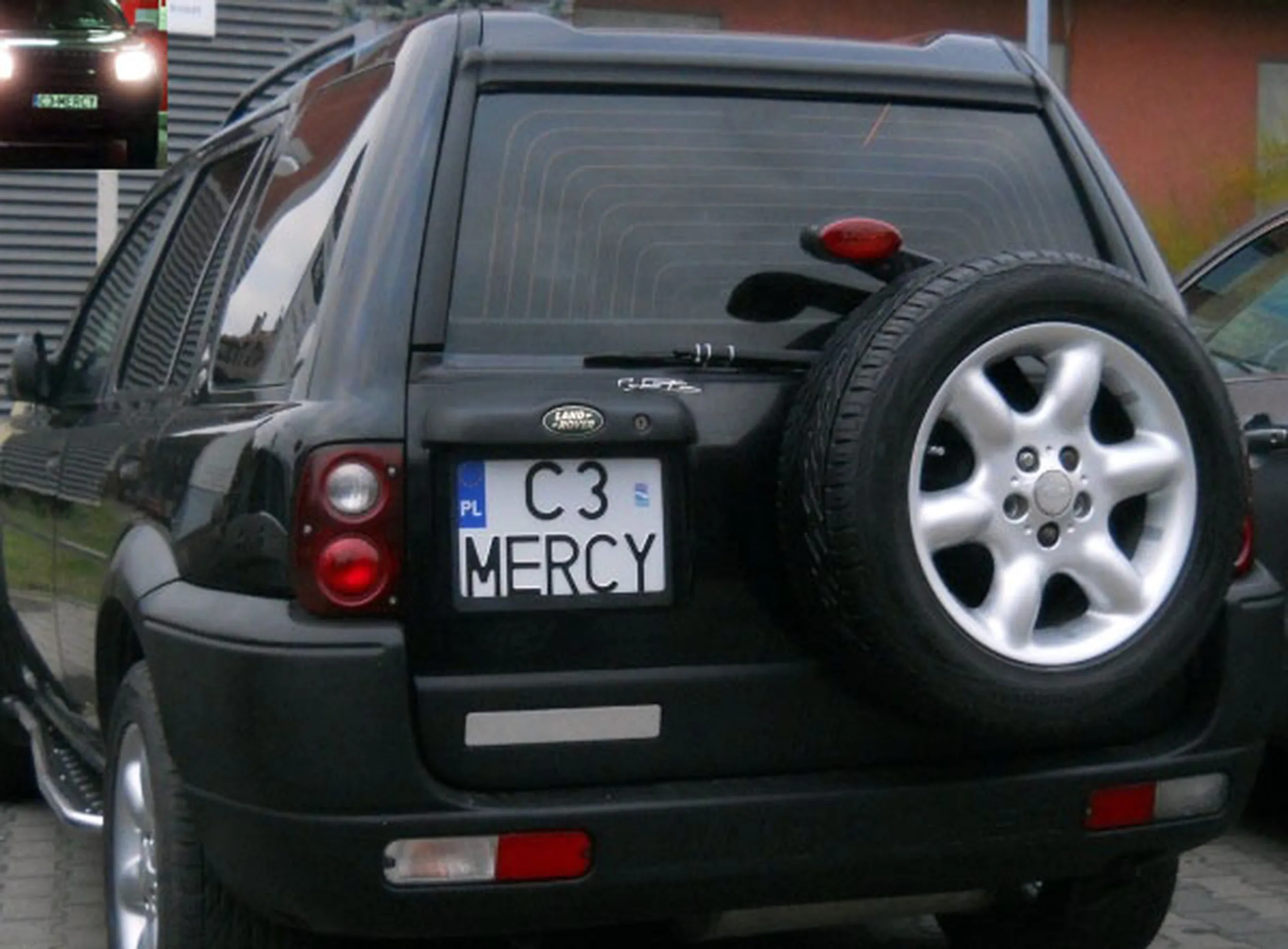 Fajny numer, blacha C3 MERCY