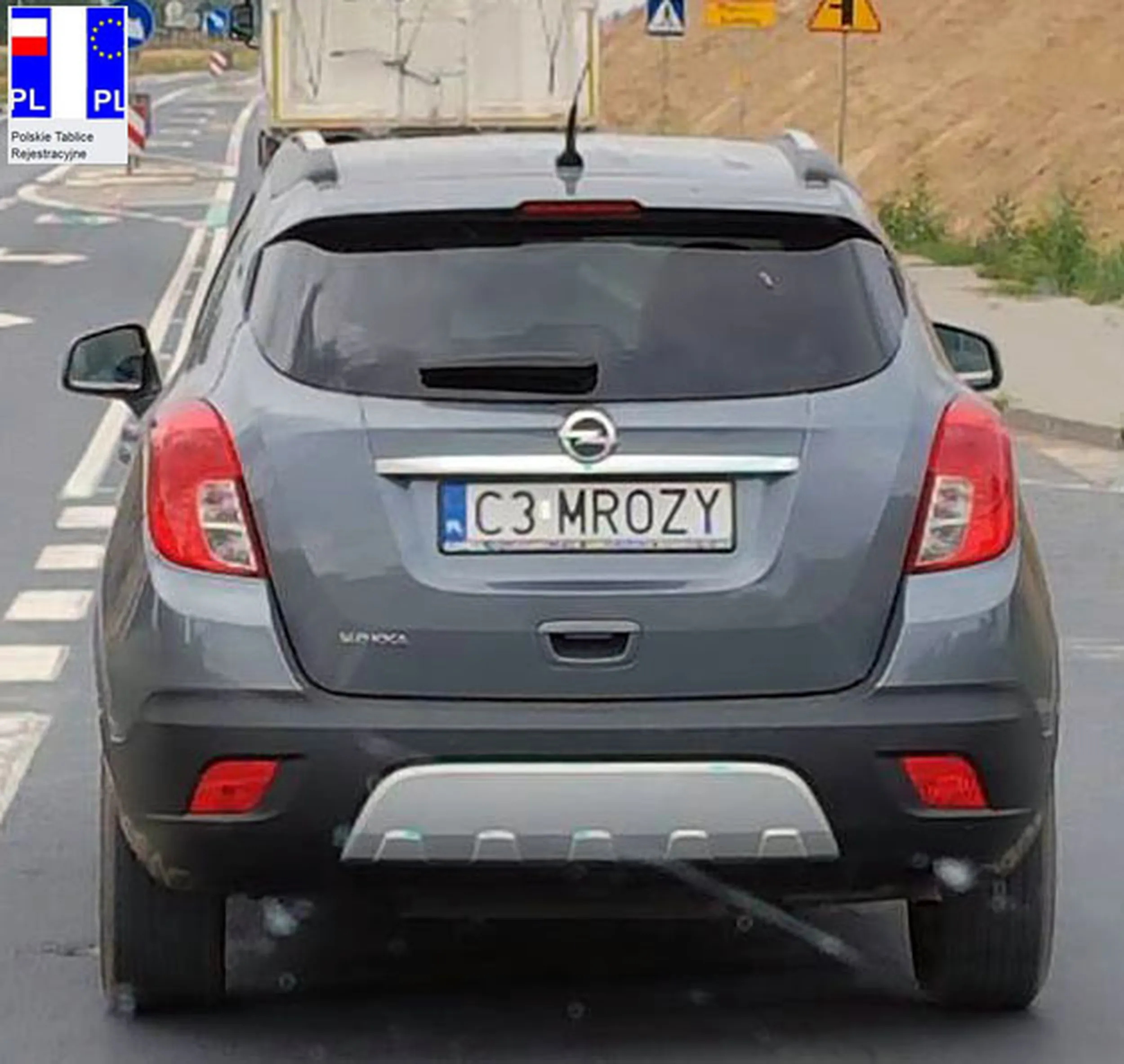 Fajny numer, blacha C3 MROZY