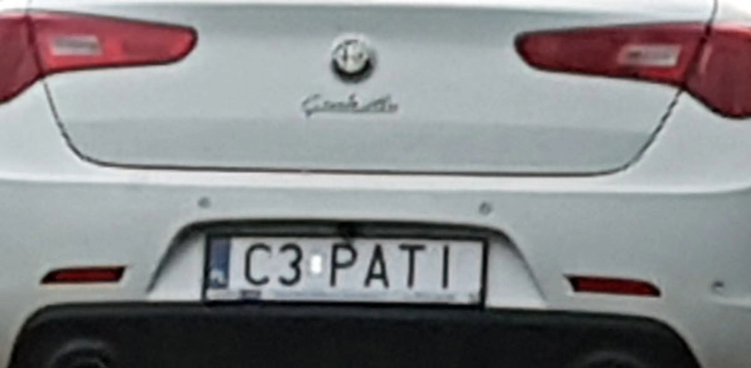 Fajny numer, blacha C3 PATI