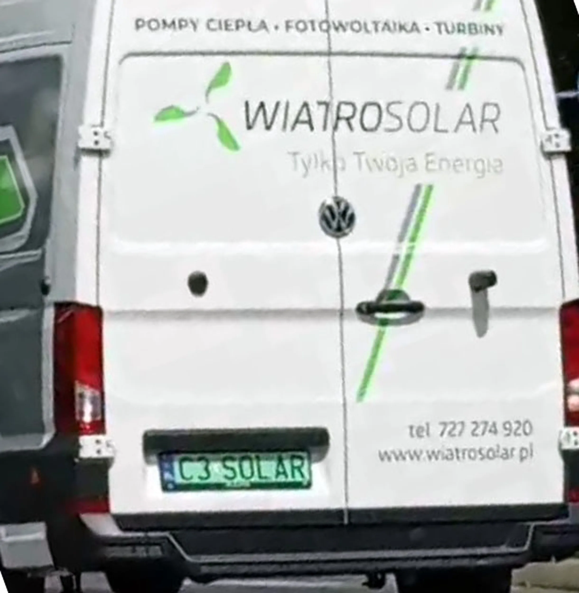 Fajny numer, blacha C3 SOLAR