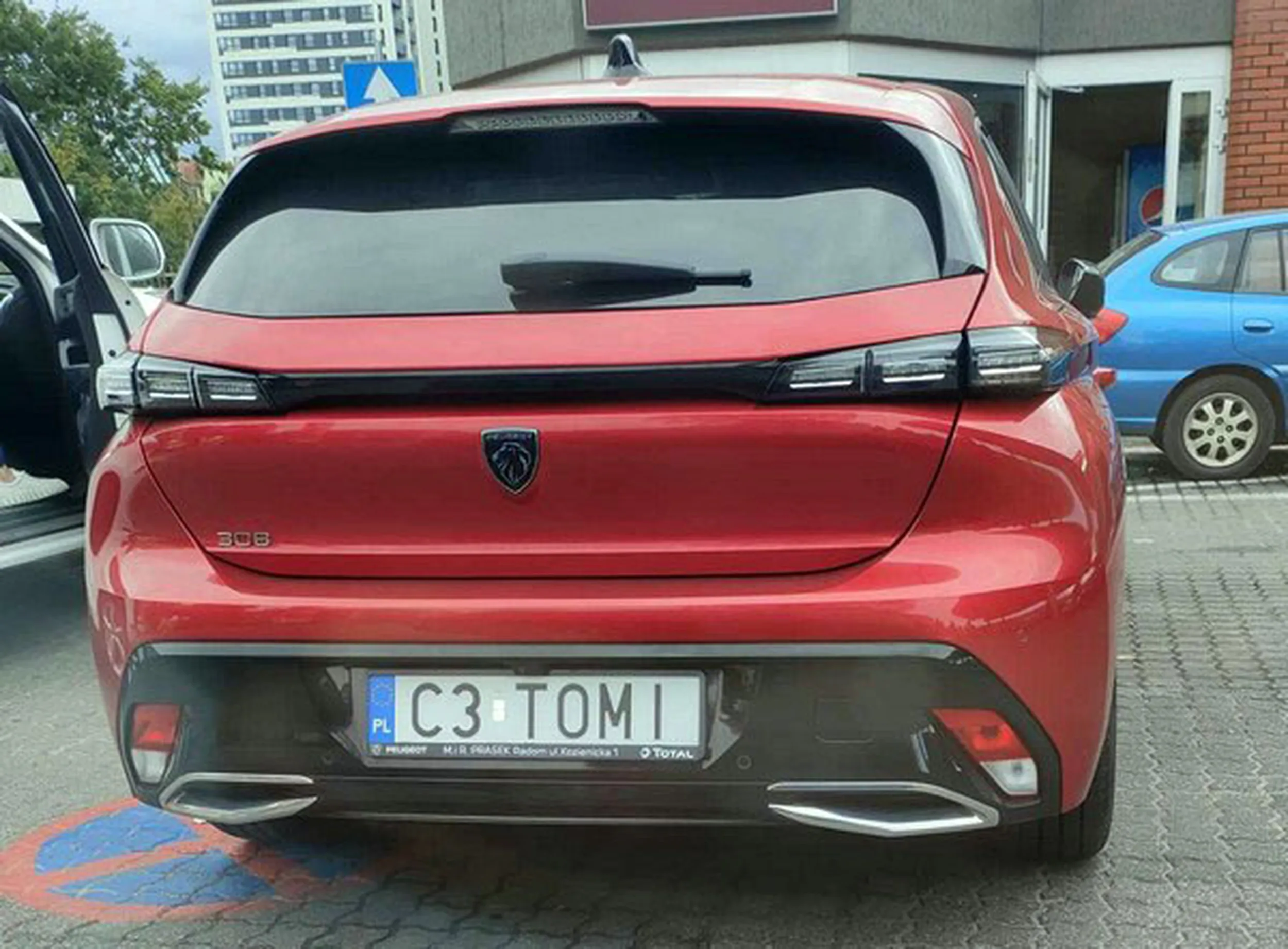 Fajny numer, blacha C3 TOMI