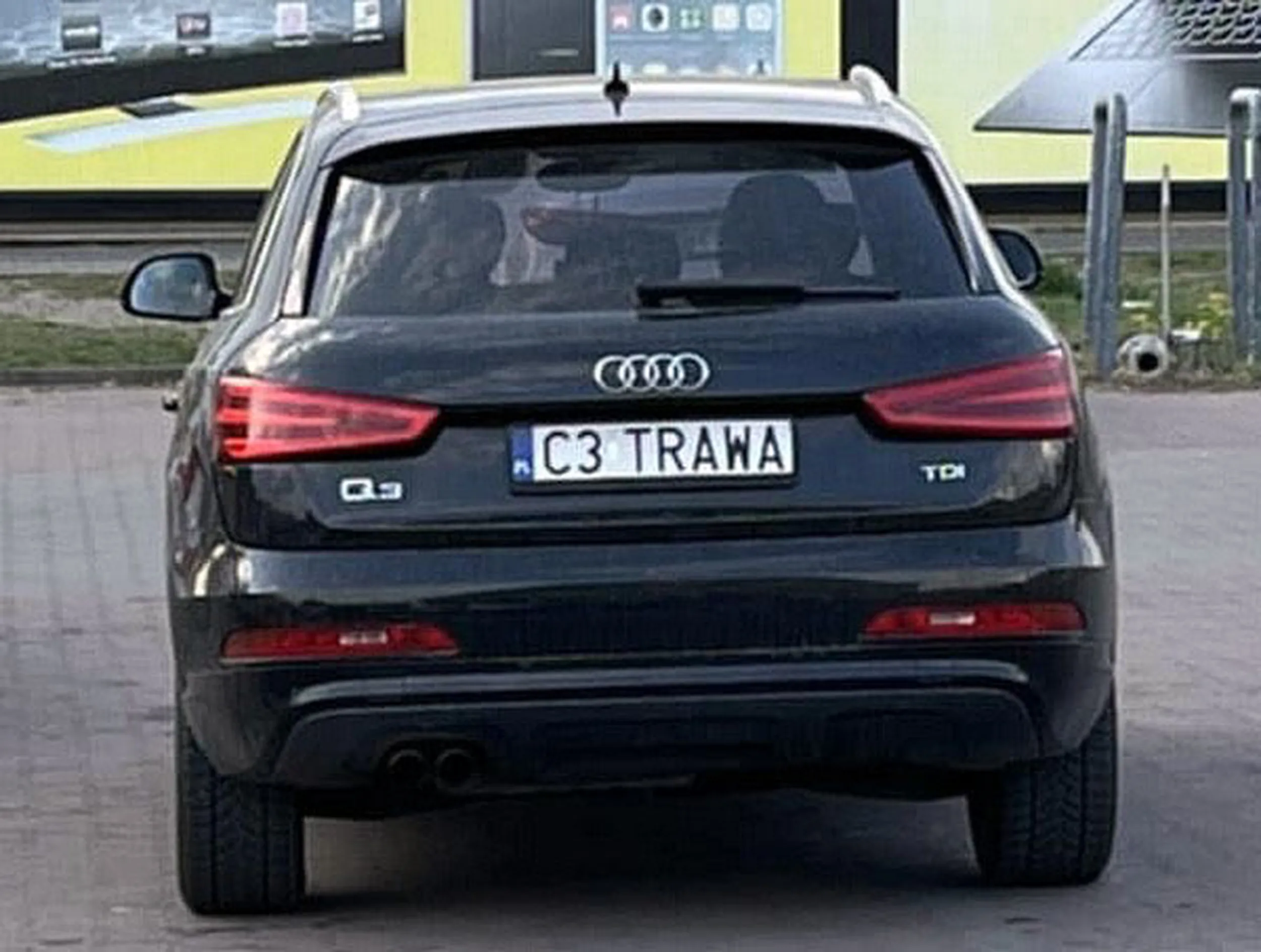 Fajny numer, blacha C3 TRAWA