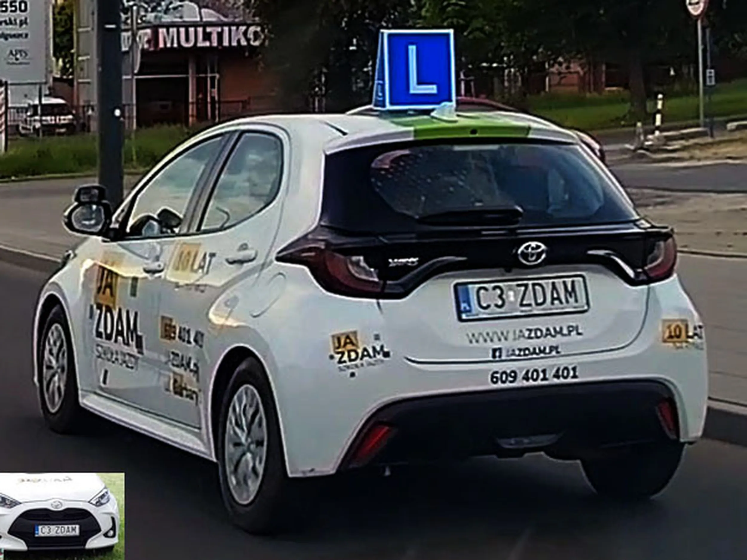 Fajny numer, blacha C3 ZDAM