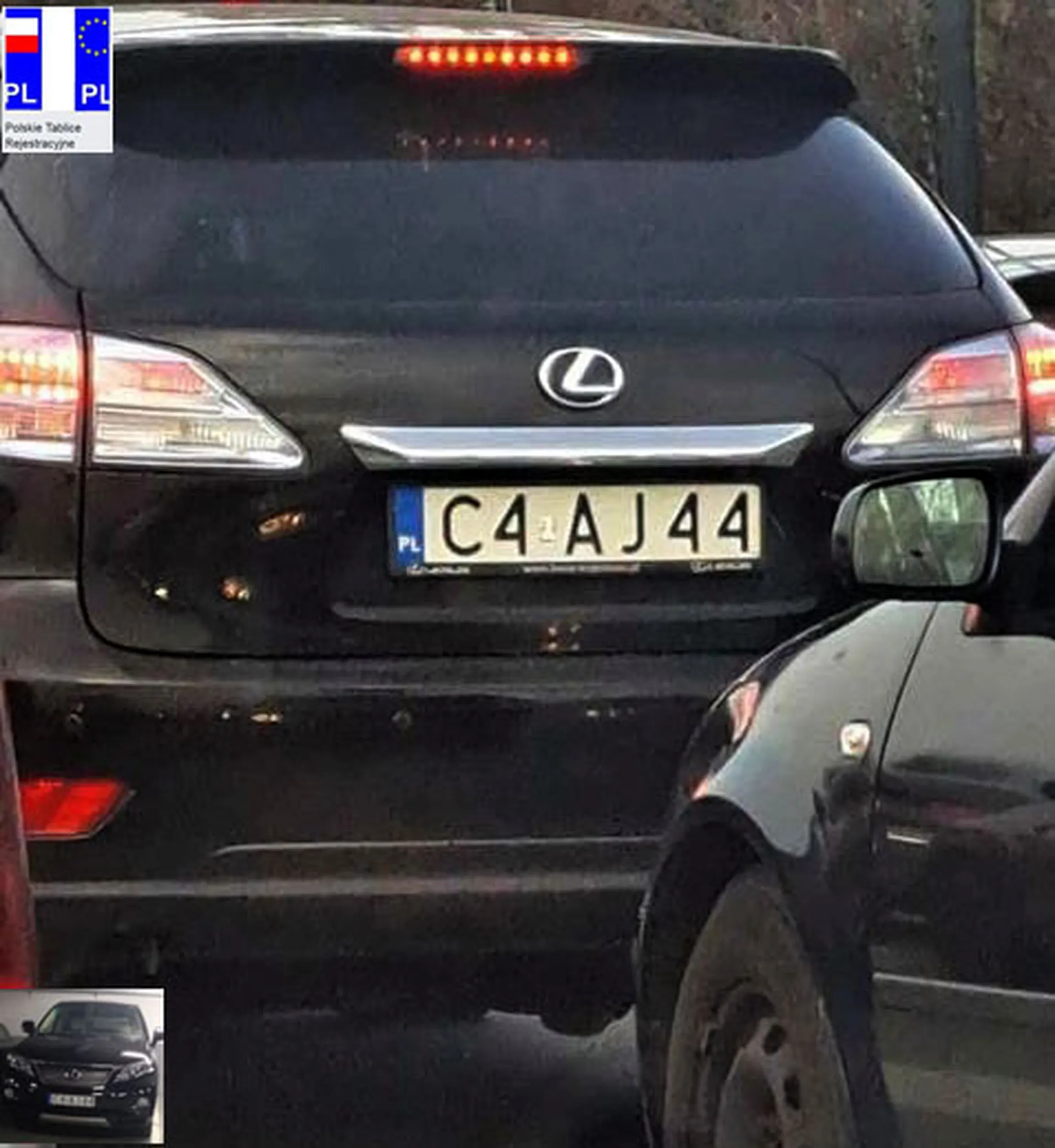 Fajny numer, blacha C4 AJ44