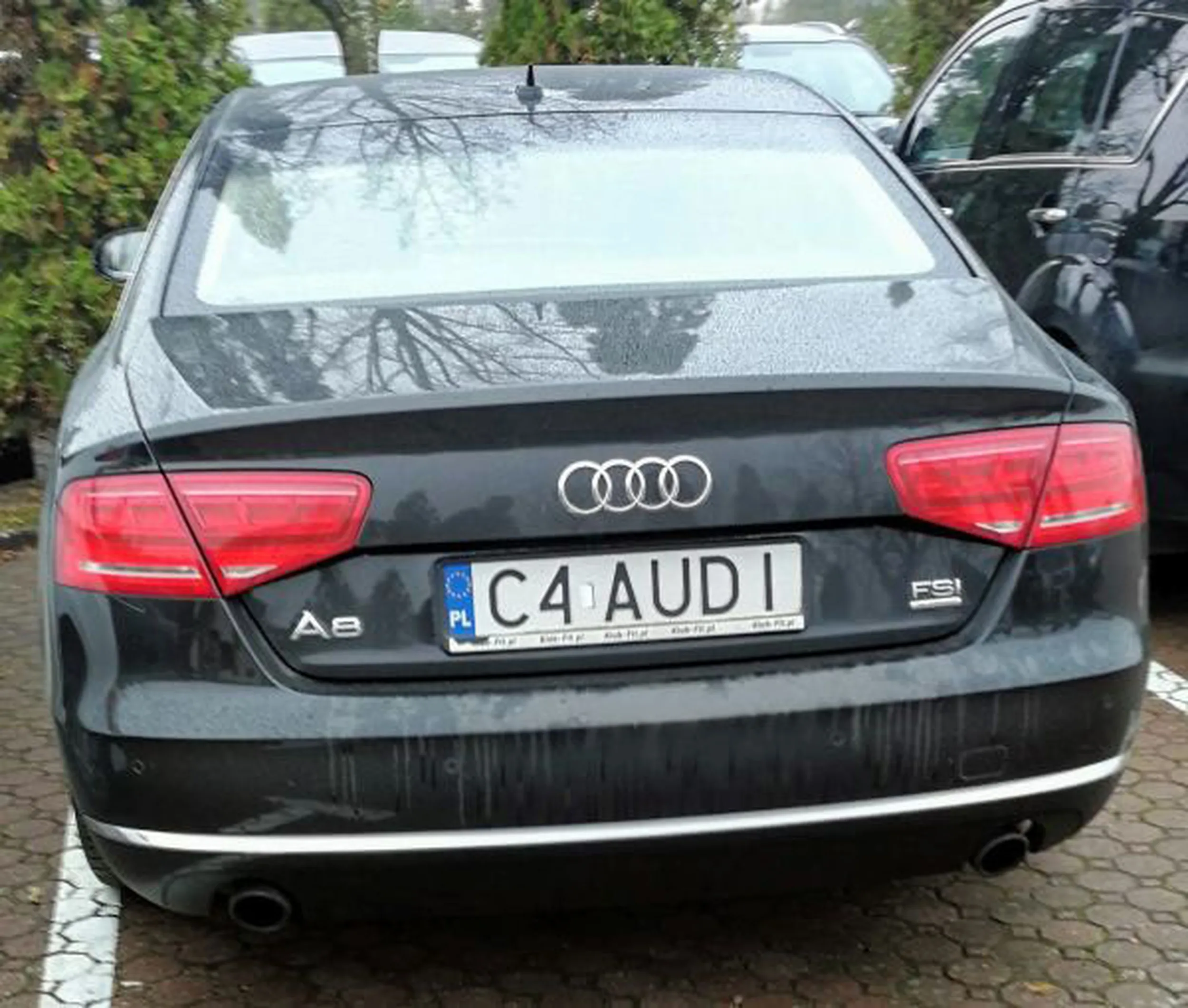 Fajny numer, blacha C4 AUDI