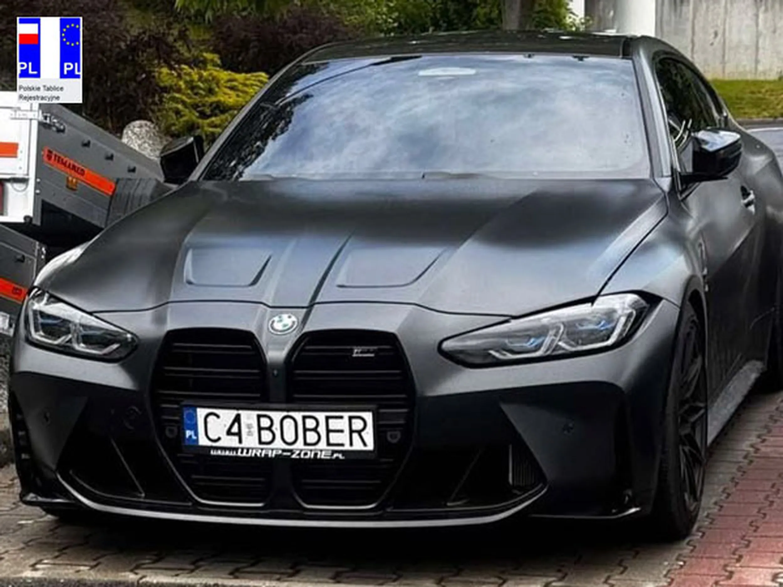 Fajny numer, blacha C4 BOBER