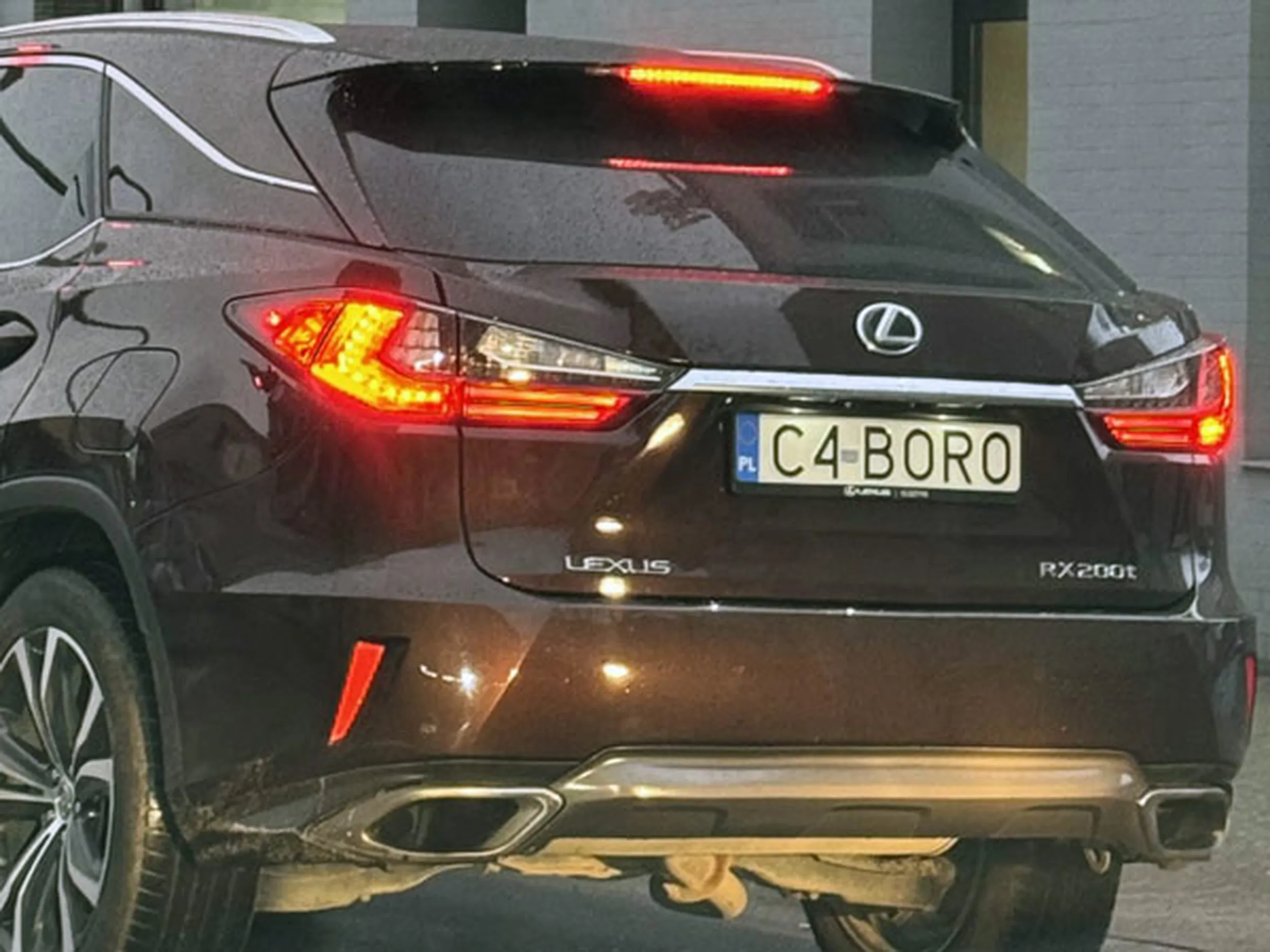 Fajny numer, blacha C4 BORO