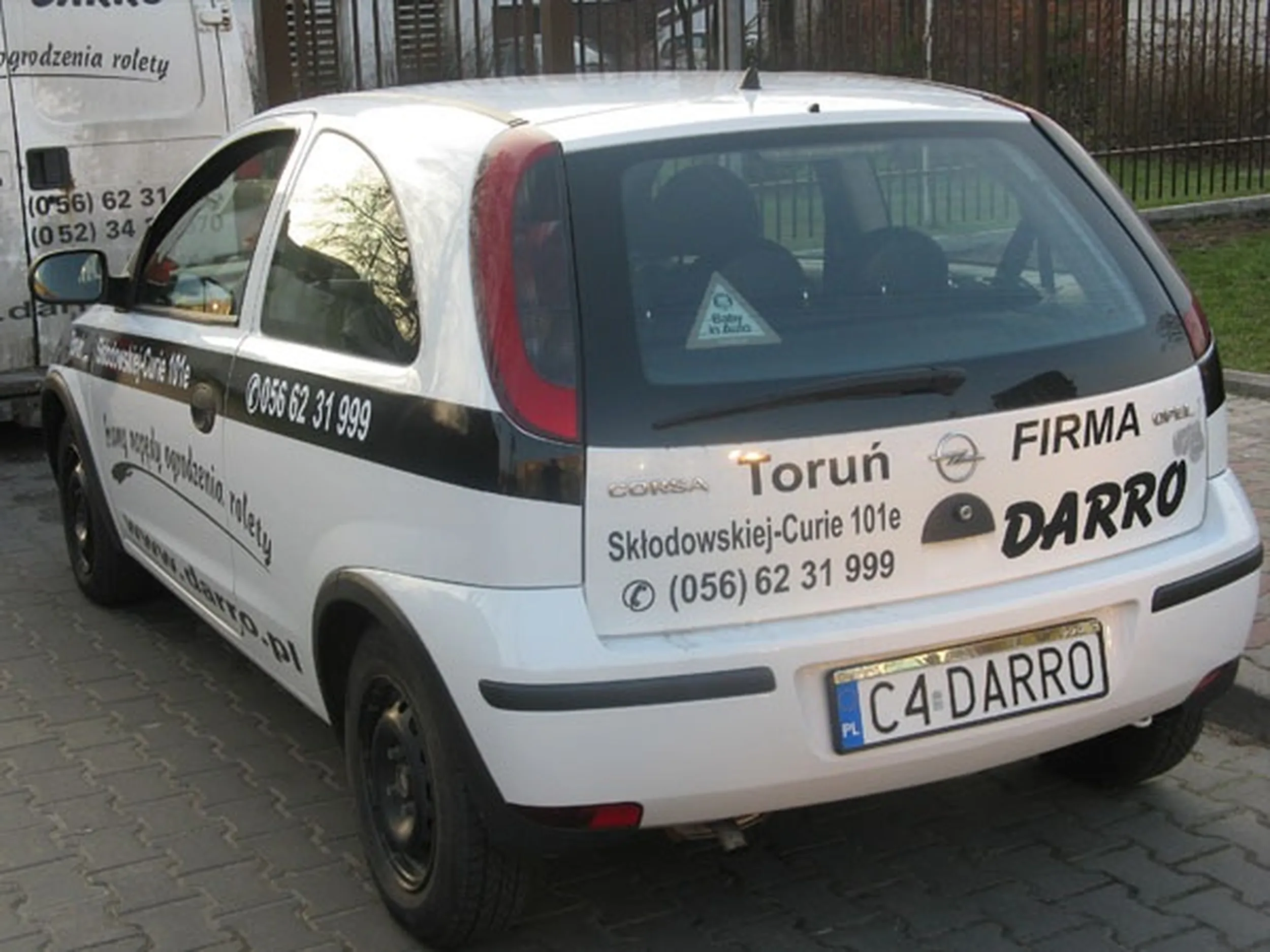 Fajny numer, blacha C4 DARRO