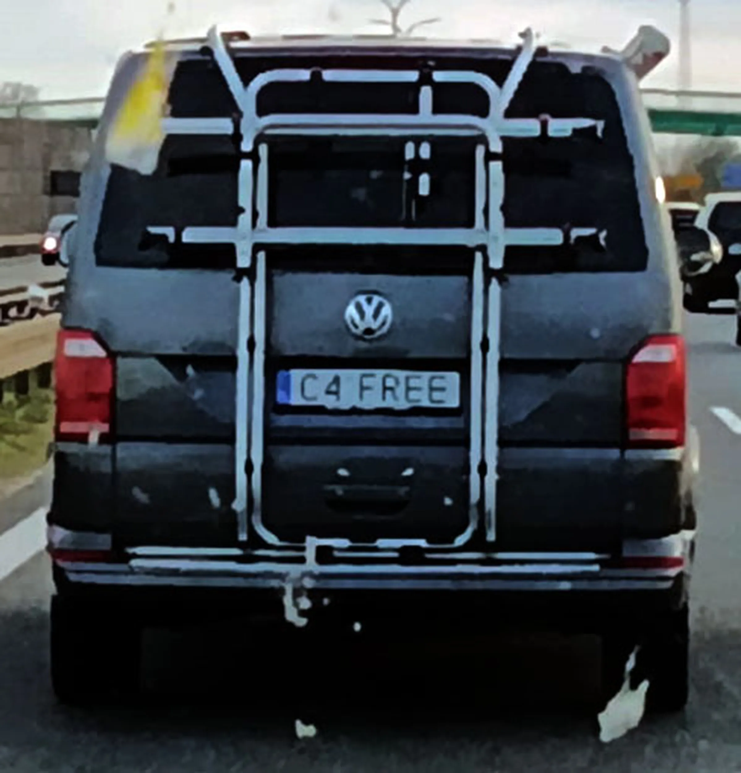 Fajny numer, blacha C4 FREE