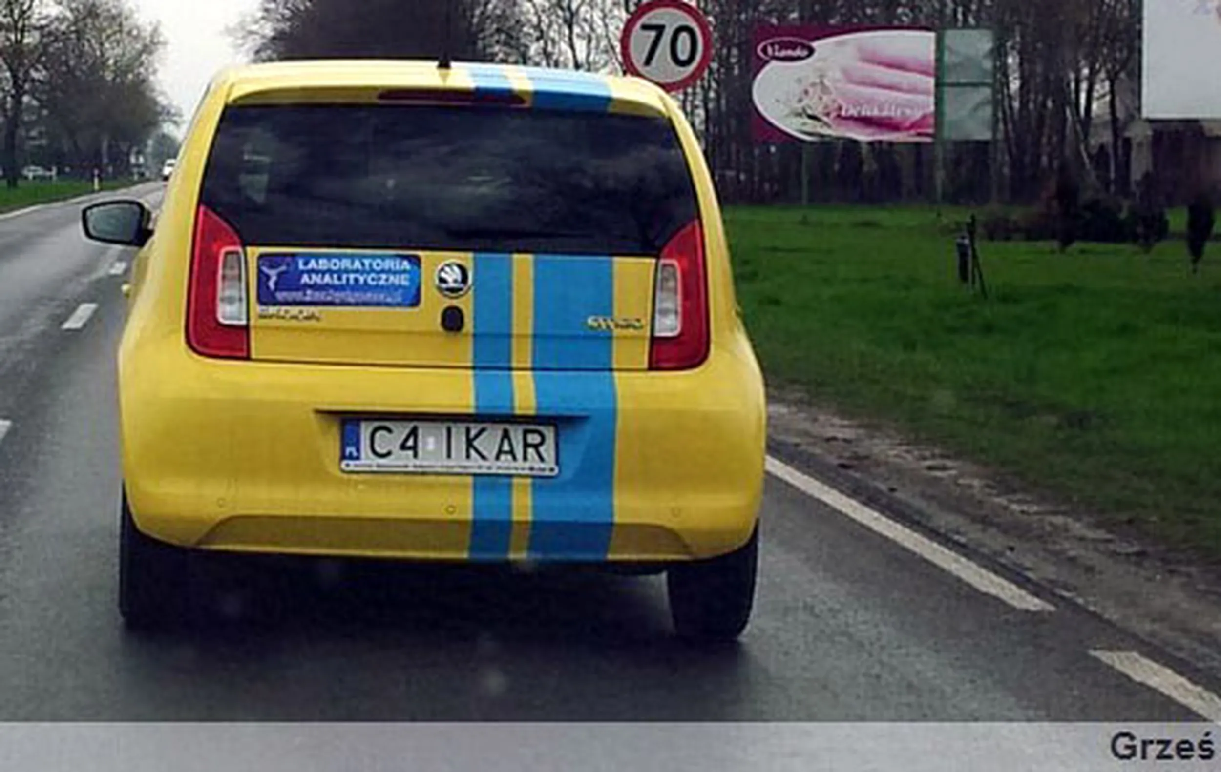 Fajny numer, blacha C4 IKAR