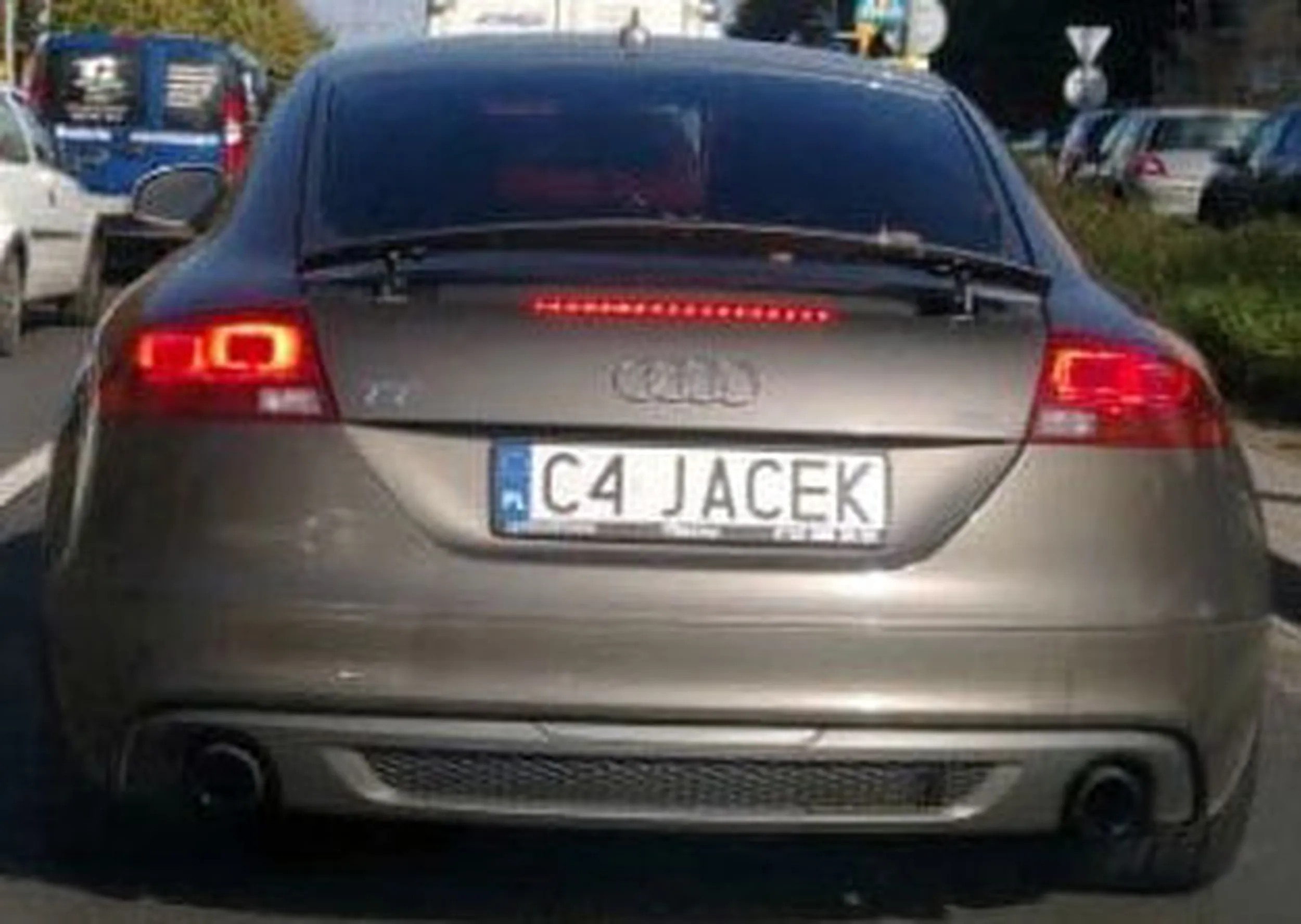 Fajny numer, blacha C4 JACEK
