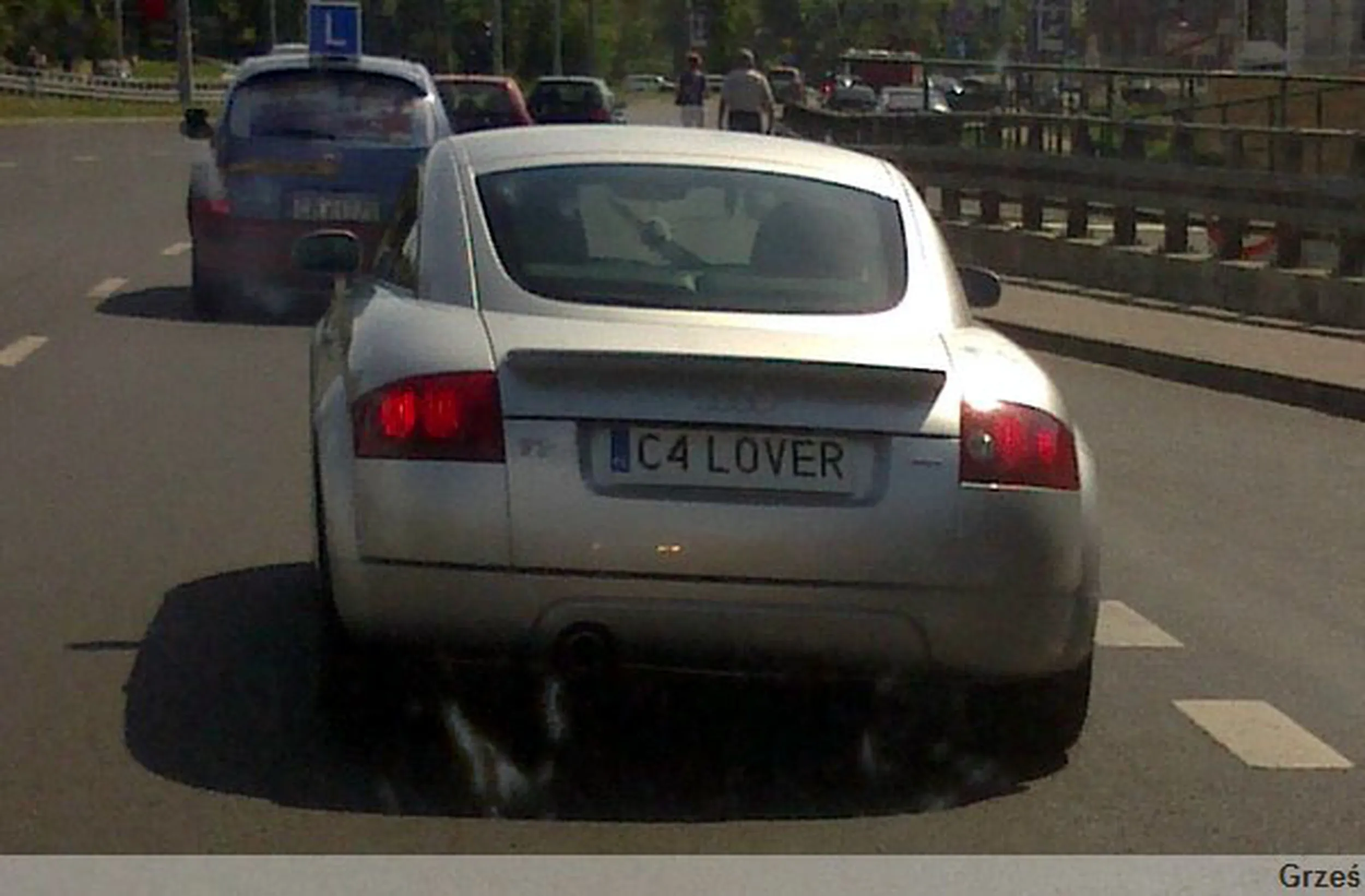 Fajny numer, blacha C4 LOVER