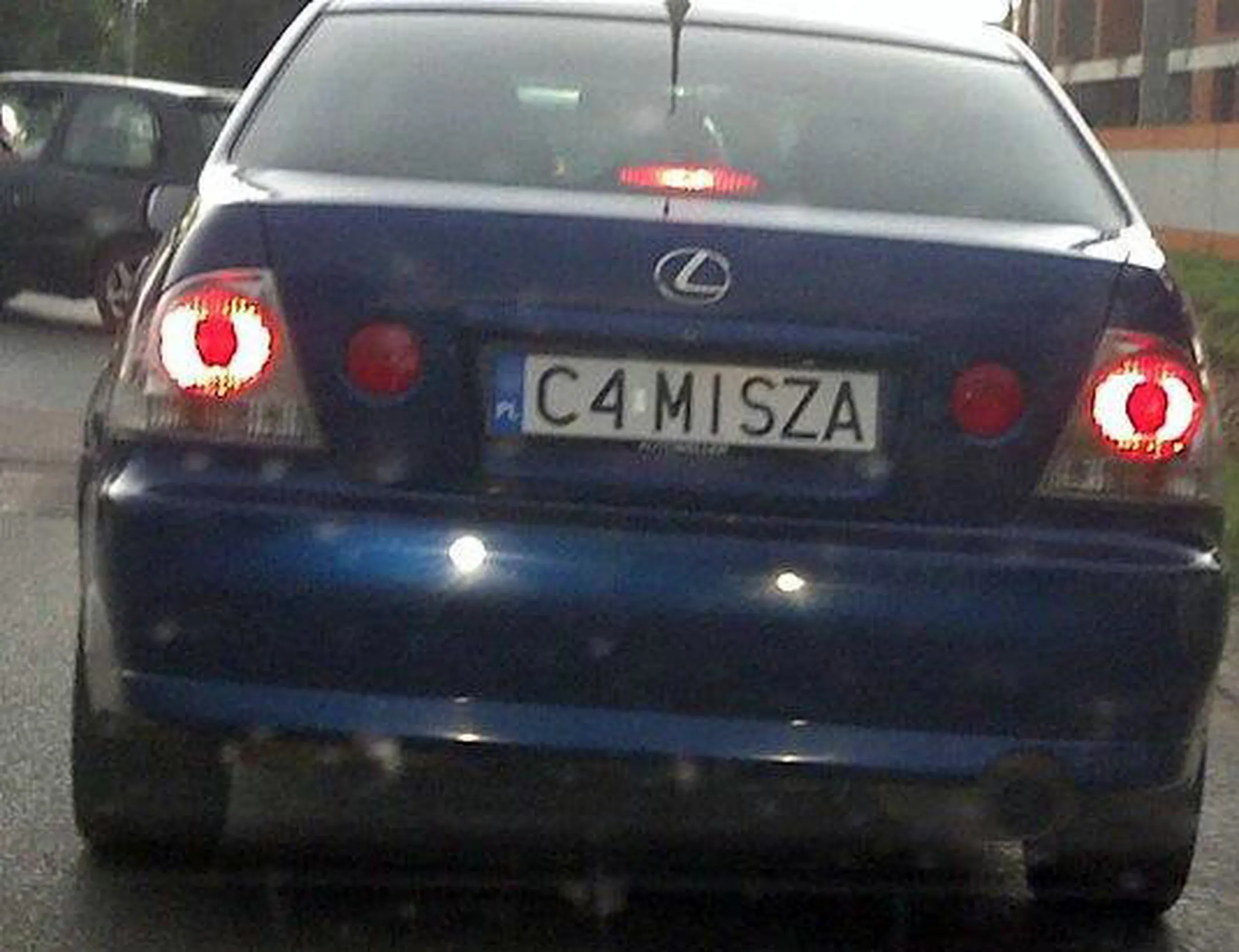 Fajny numer, blacha C4 MISZA