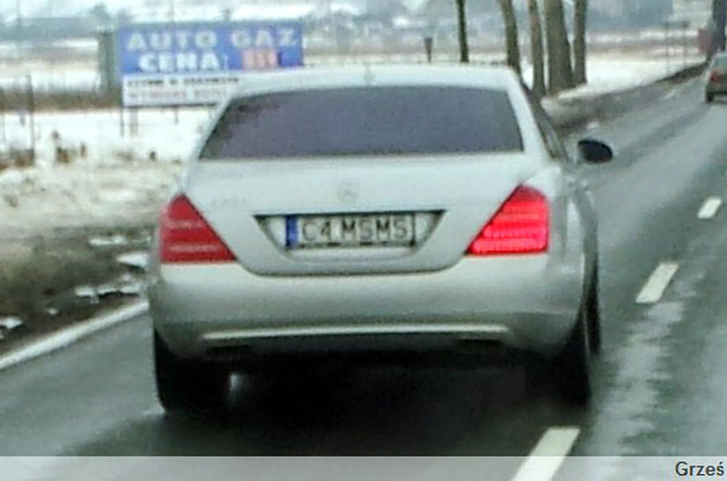 Fajny numer, blacha C4 MSMS