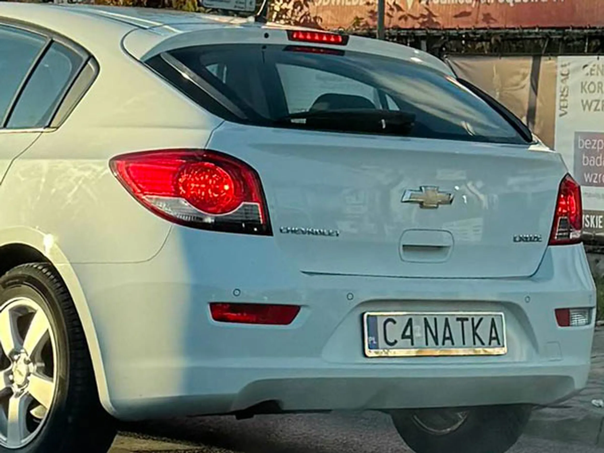 Fajny numer, blacha C4 NATKA