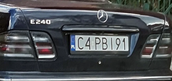 Fajny numer, blacha C4 PBI91