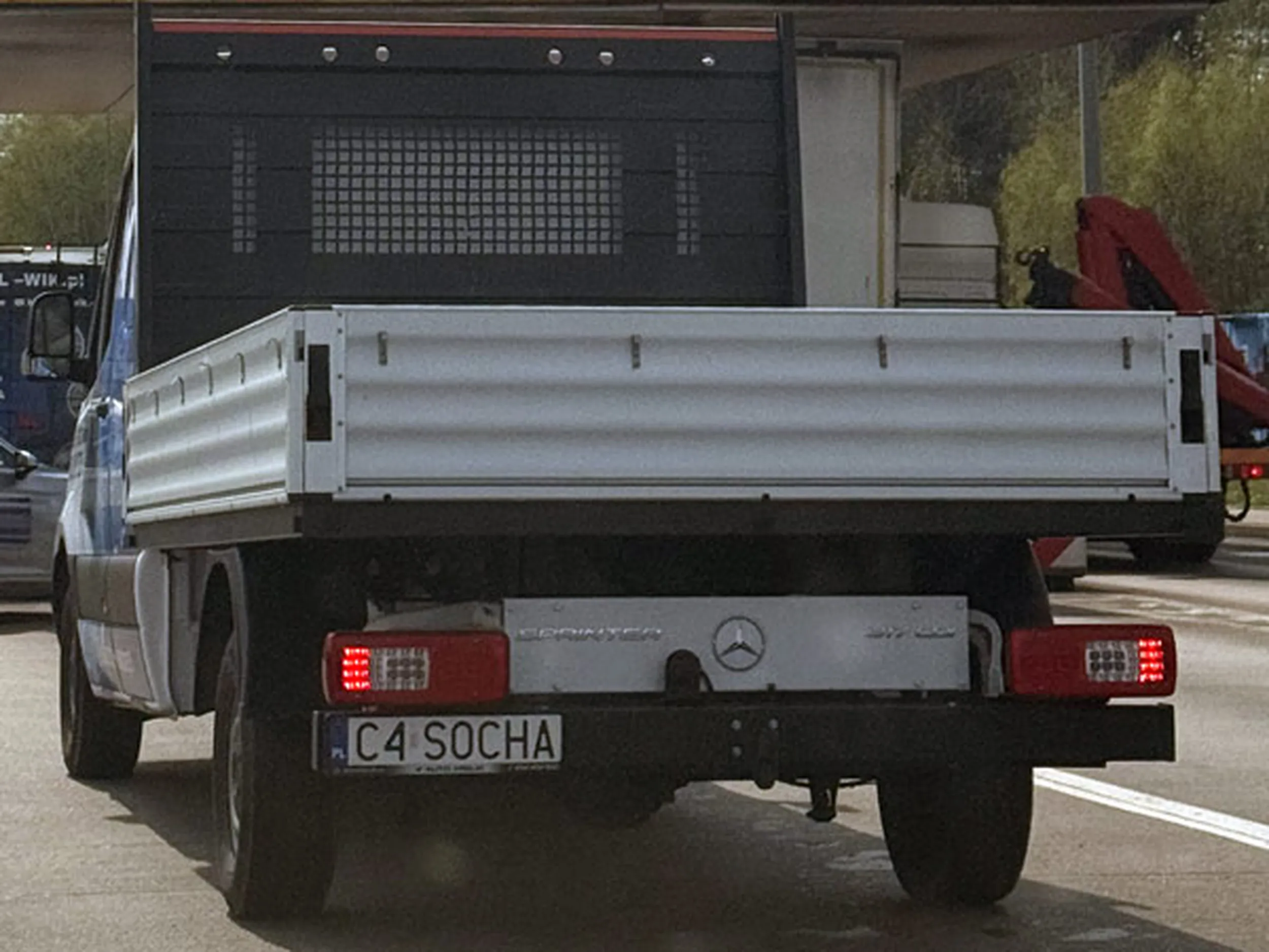 Fajny numer, blacha C4 SOCHA