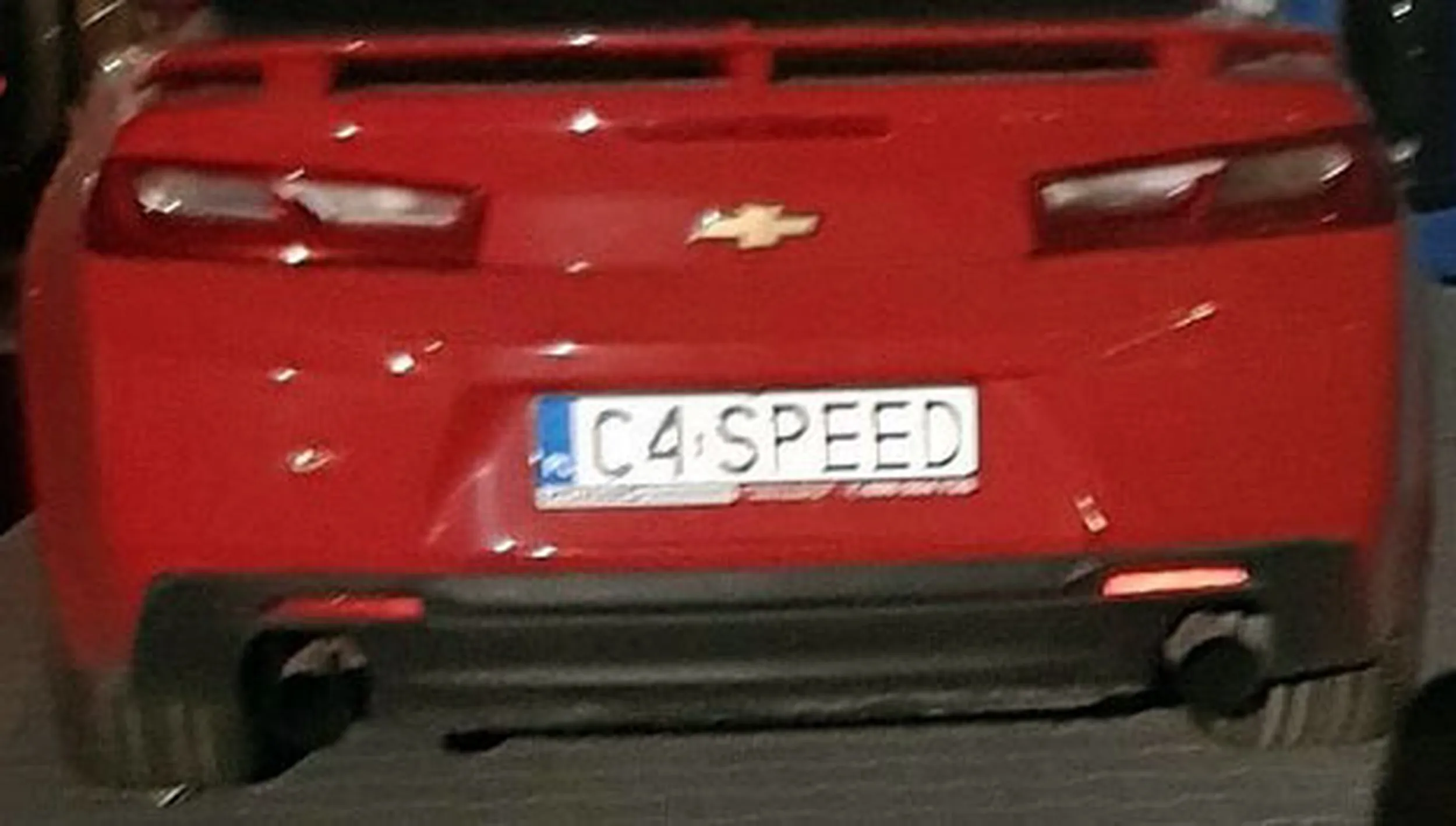 Fajny numer, blacha C4 SPEED