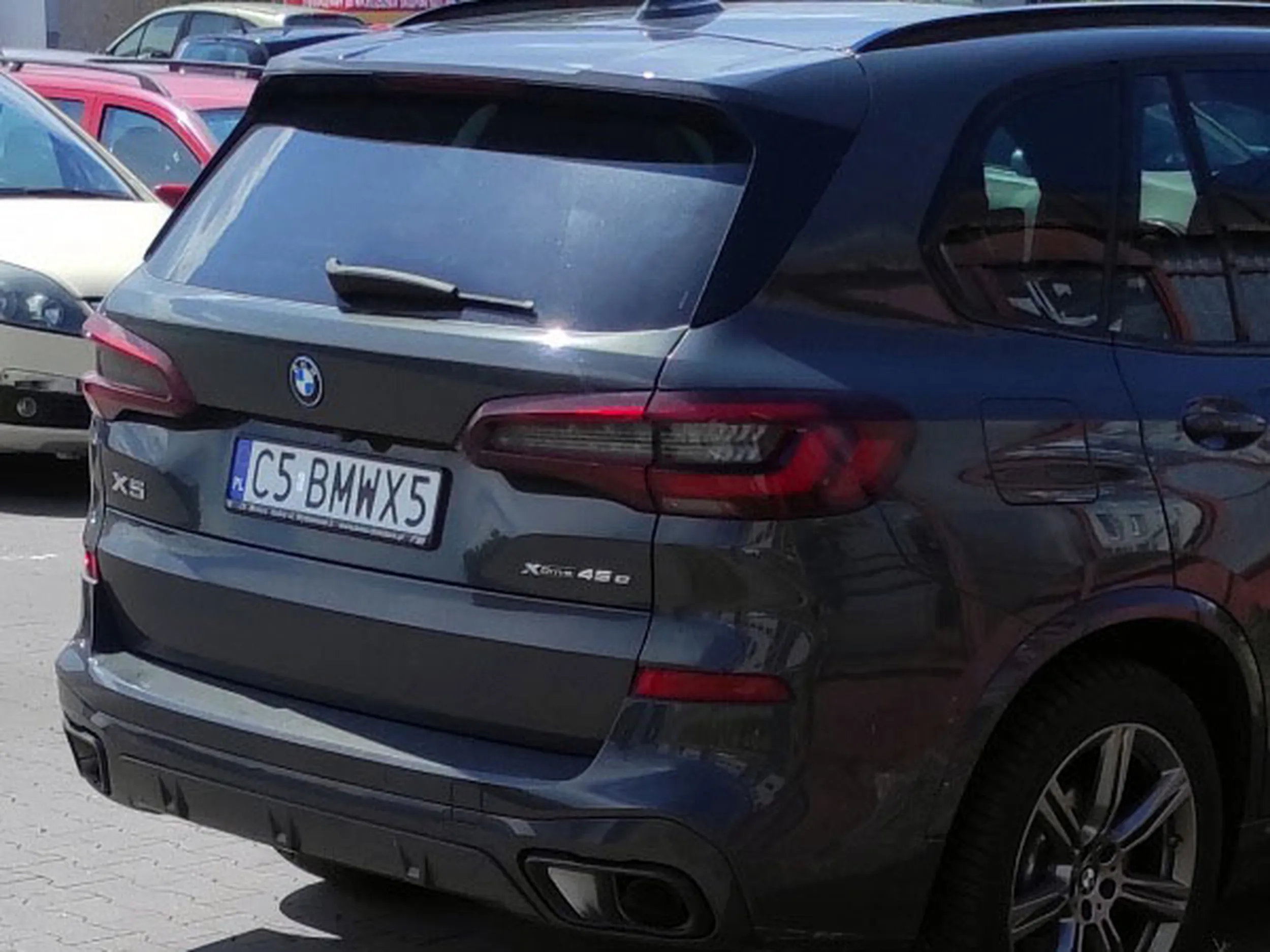 Fajny numer, blacha C5 BMWX5