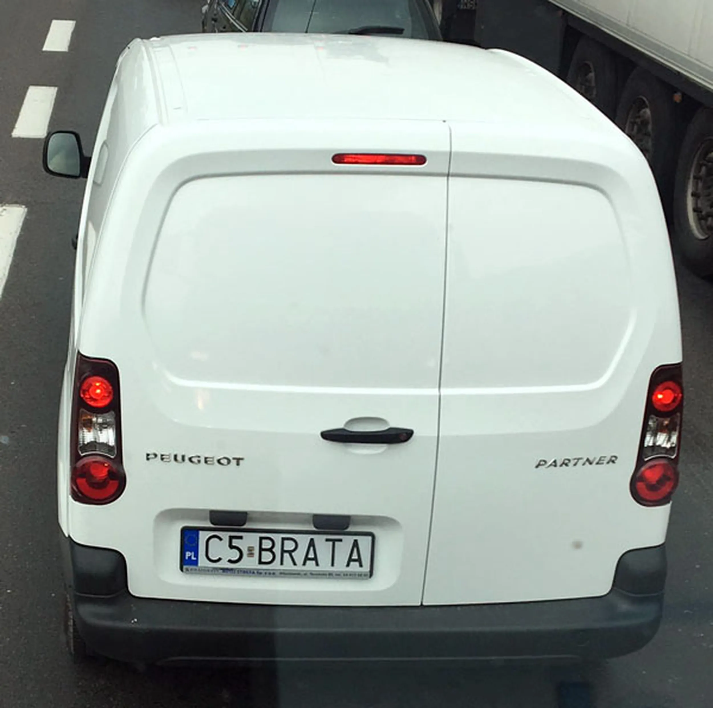 Fajny numer, blacha C5 BRATA