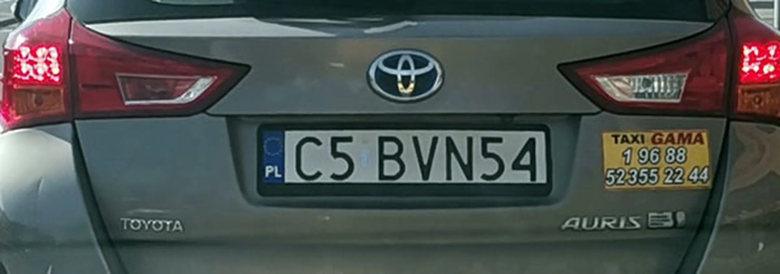 Fajny numer, blacha C5 BVN54