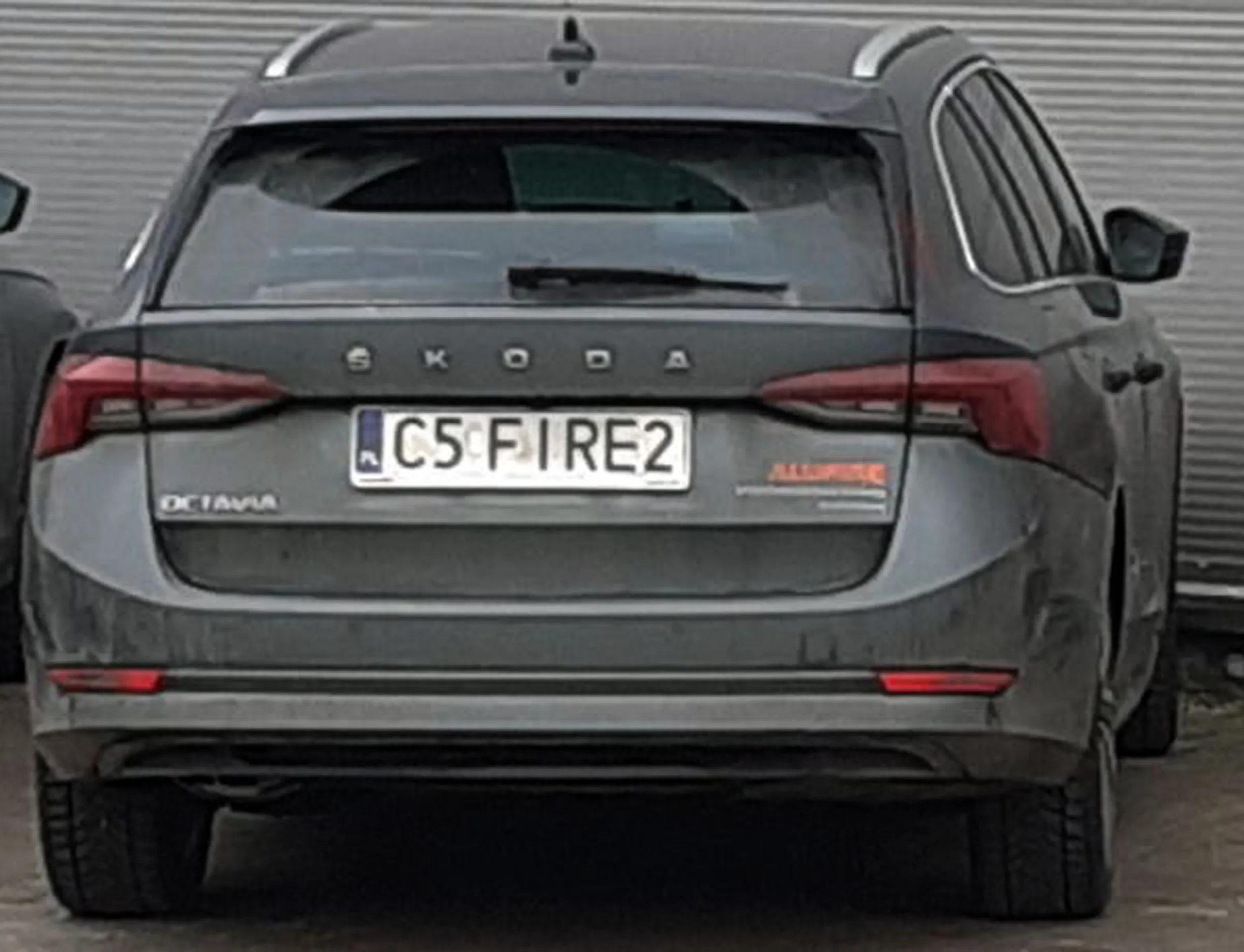 Fajny numer, blacha C5 FIRE2