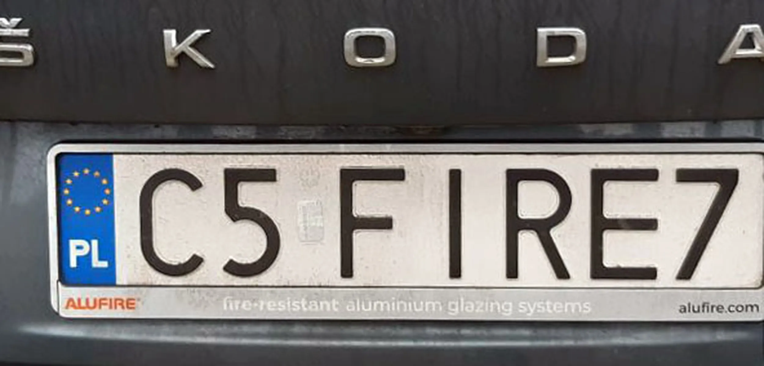 Fajny numer, blacha C5 FIRE7