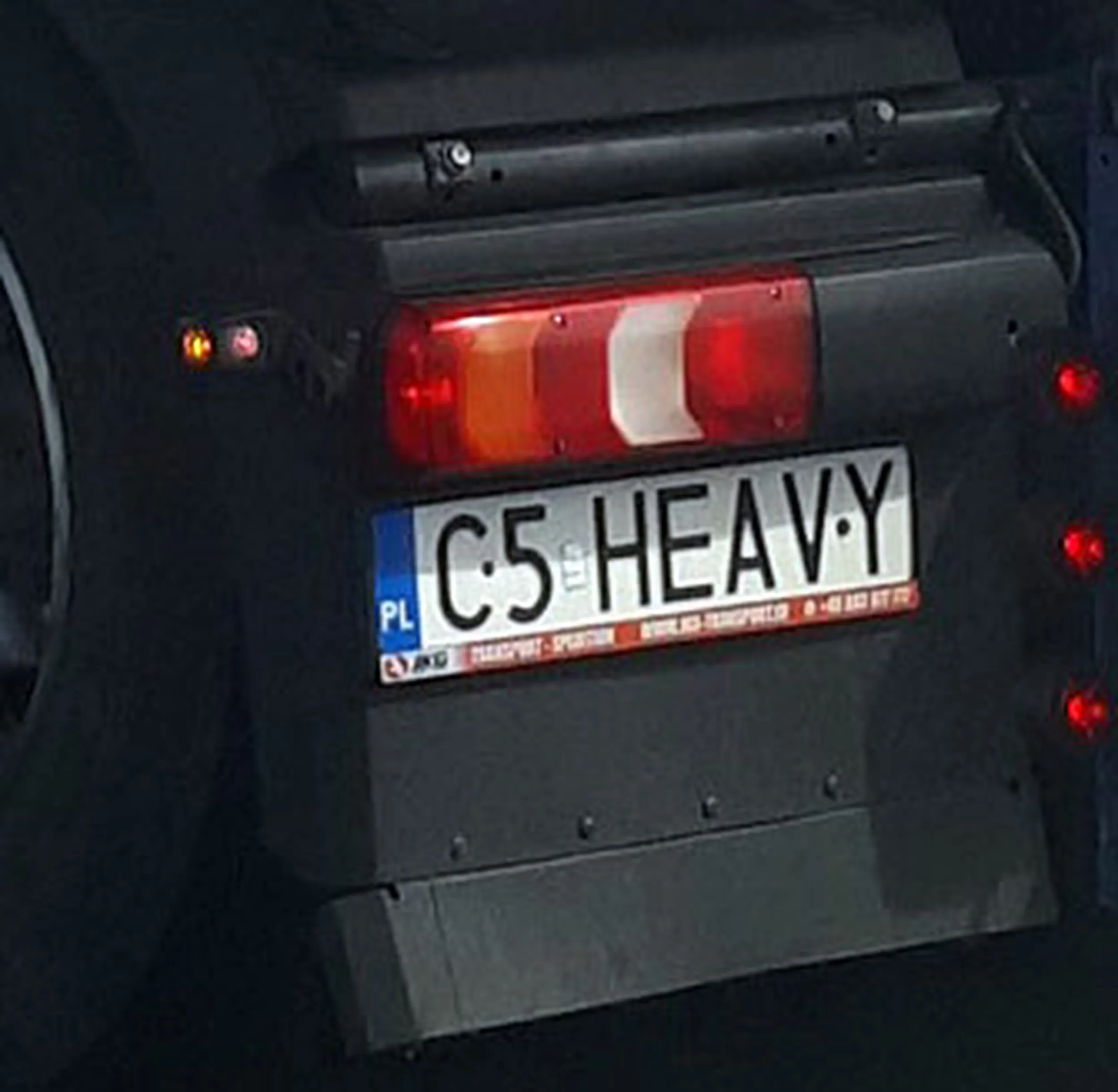 Fajny numer, blacha C5 HEAVY