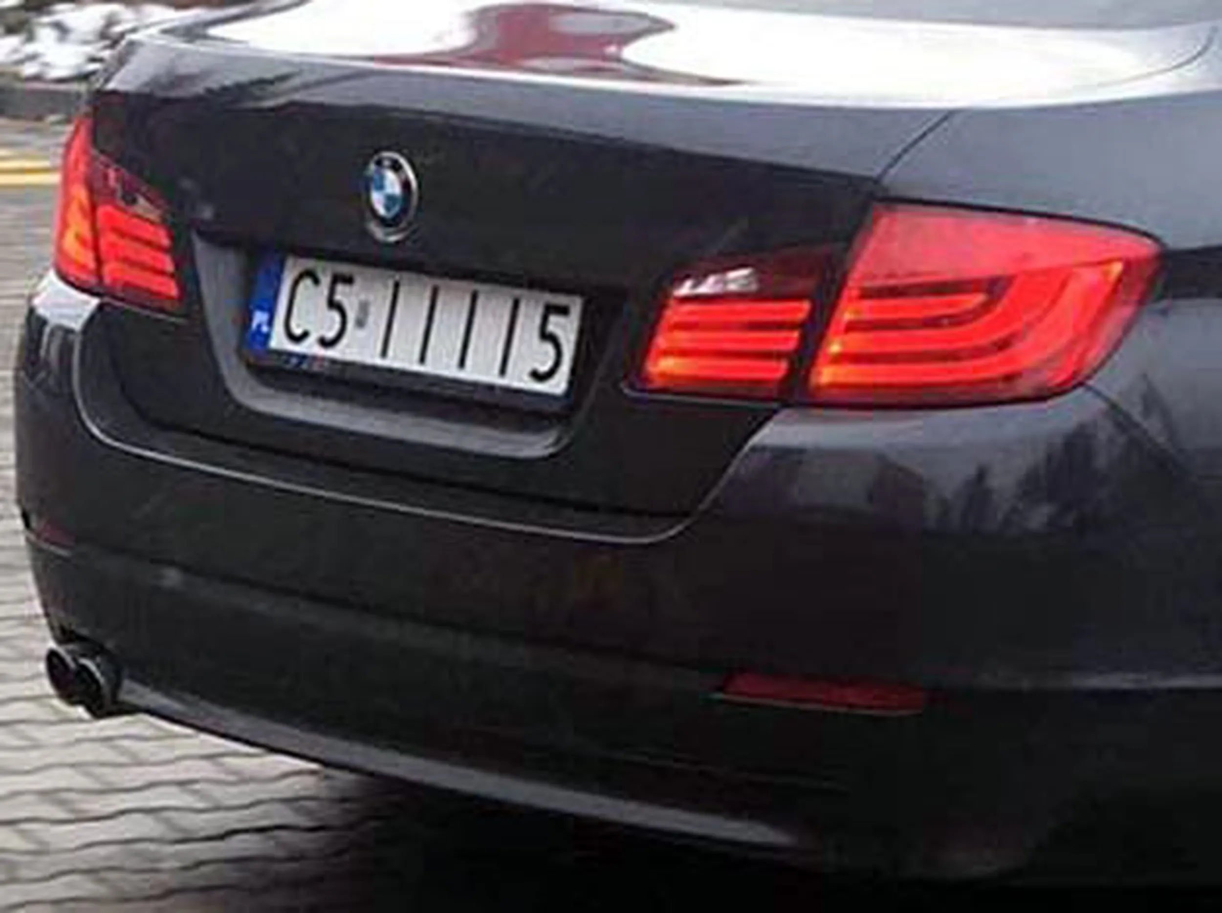 Fajny numer, blacha C5 IIII5