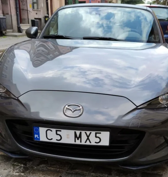 Fajny numer, blacha C5 MX5