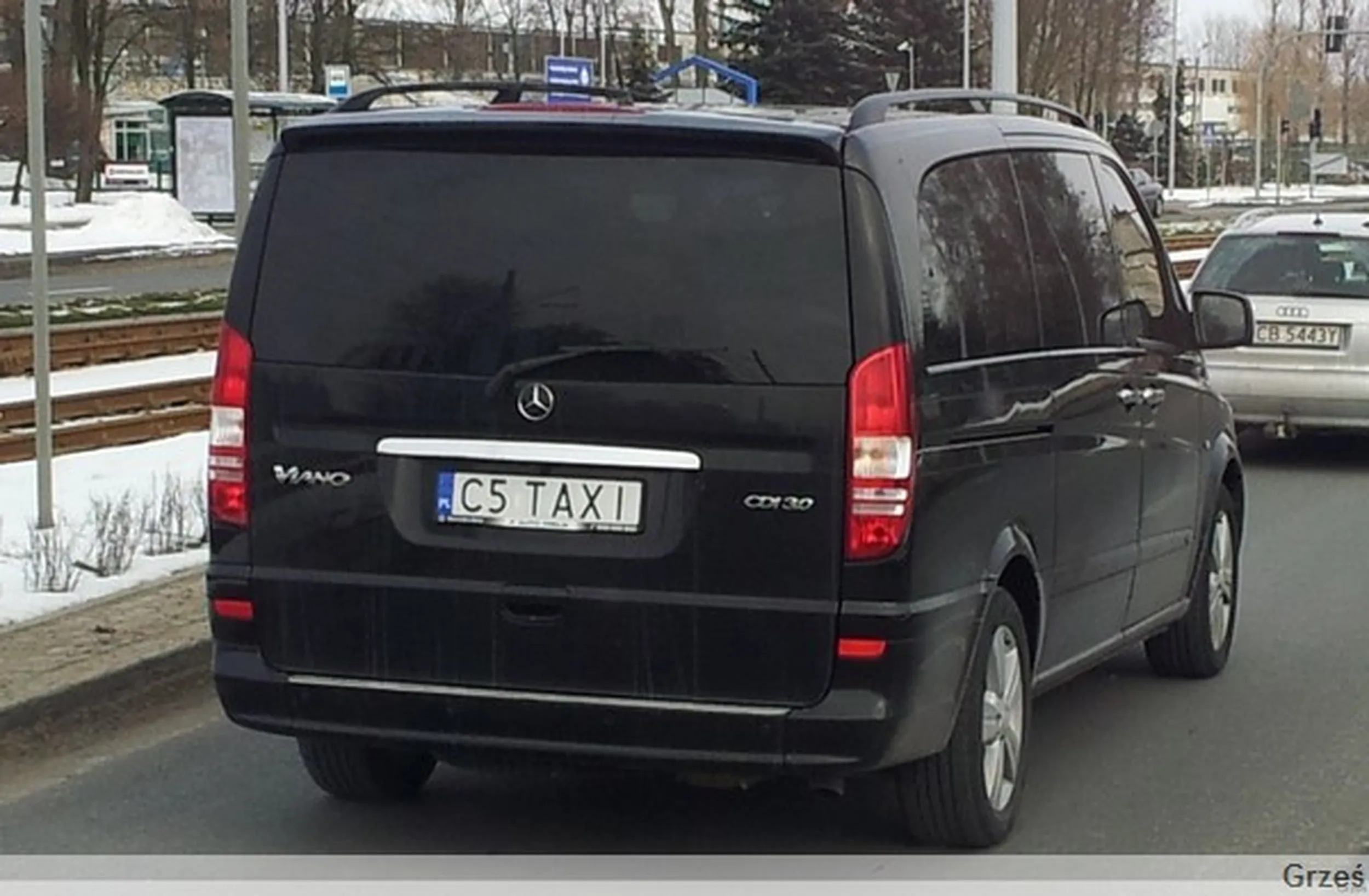 Fajny numer, blacha C5 TAXI