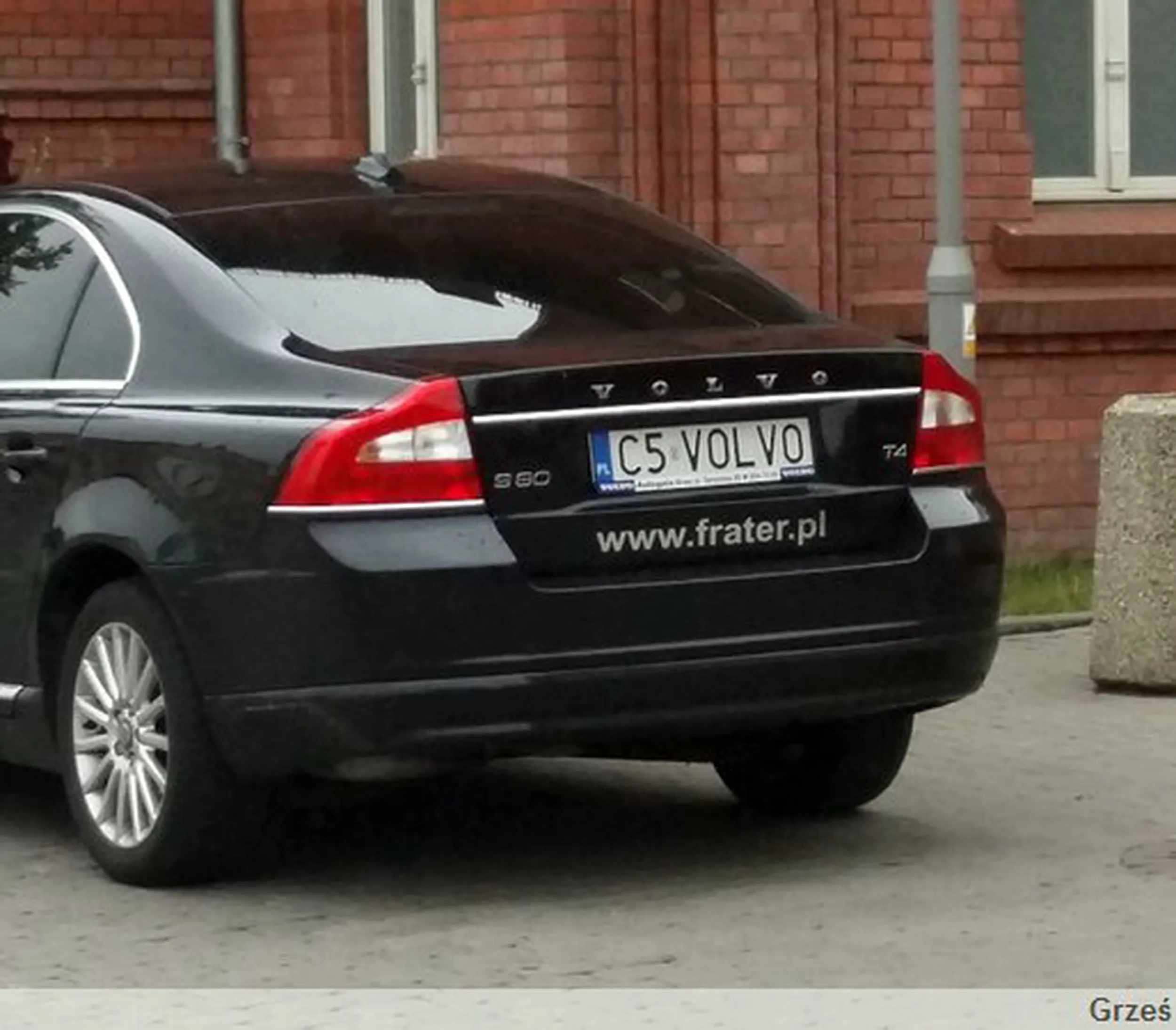 Fajny numer, blacha C5 VOLVO