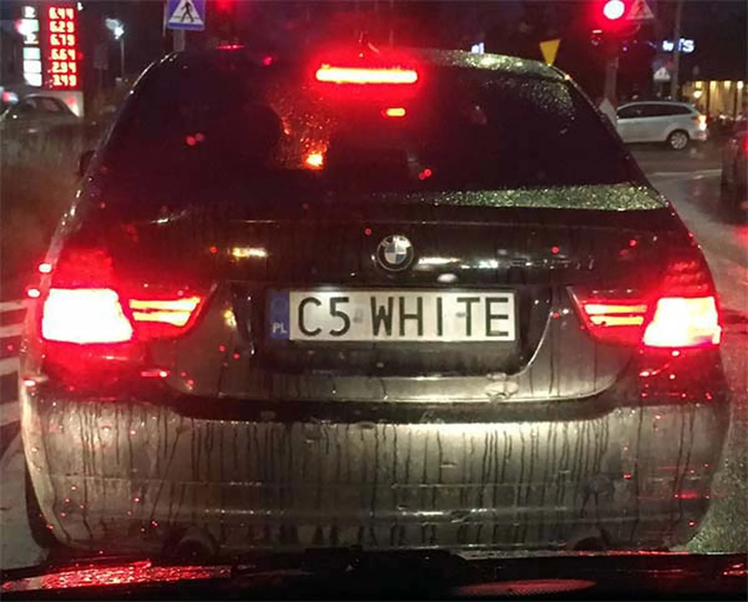 Fajny numer, blacha C5 WHITE