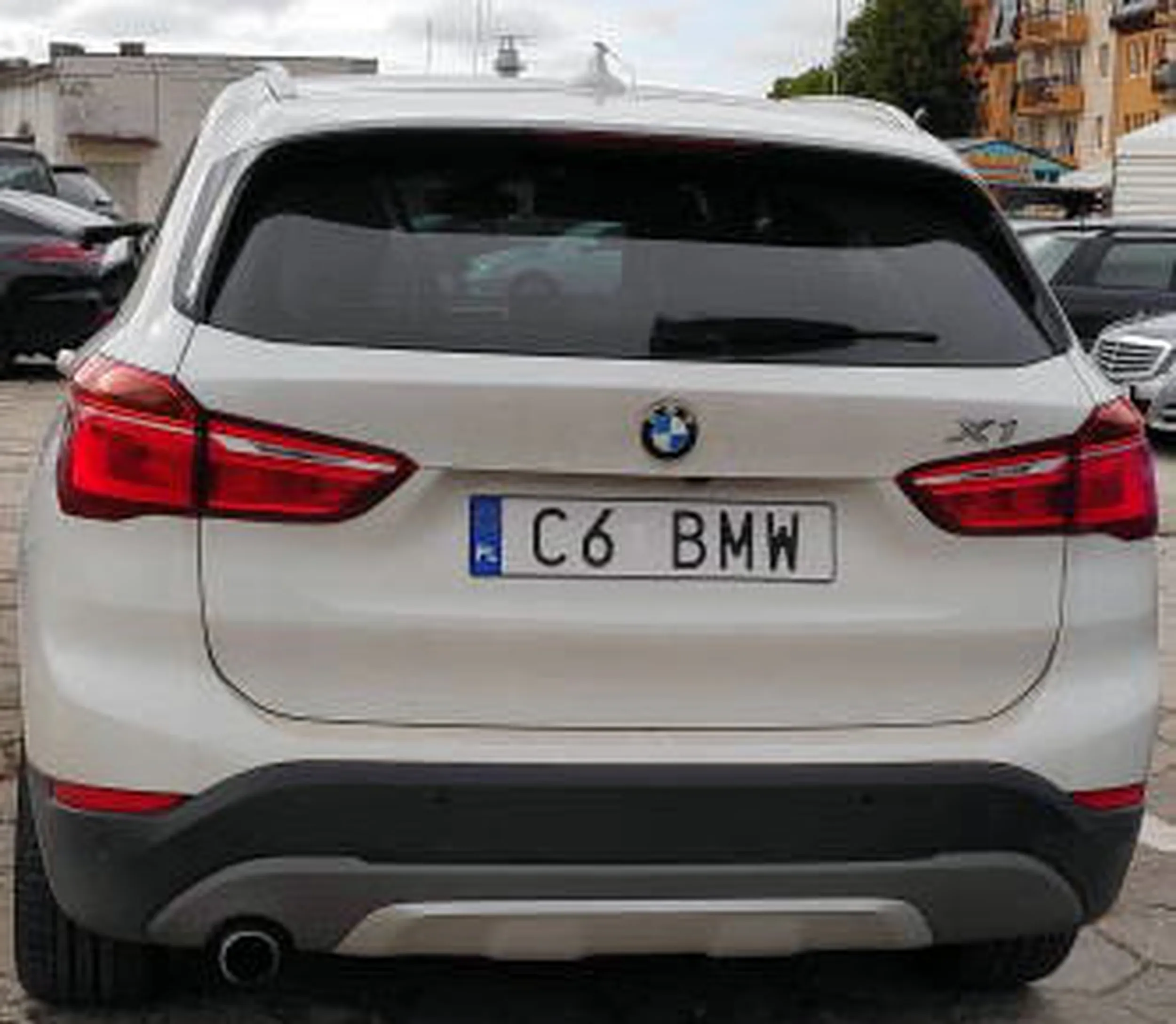 Fajny numer, blacha C6 BMW