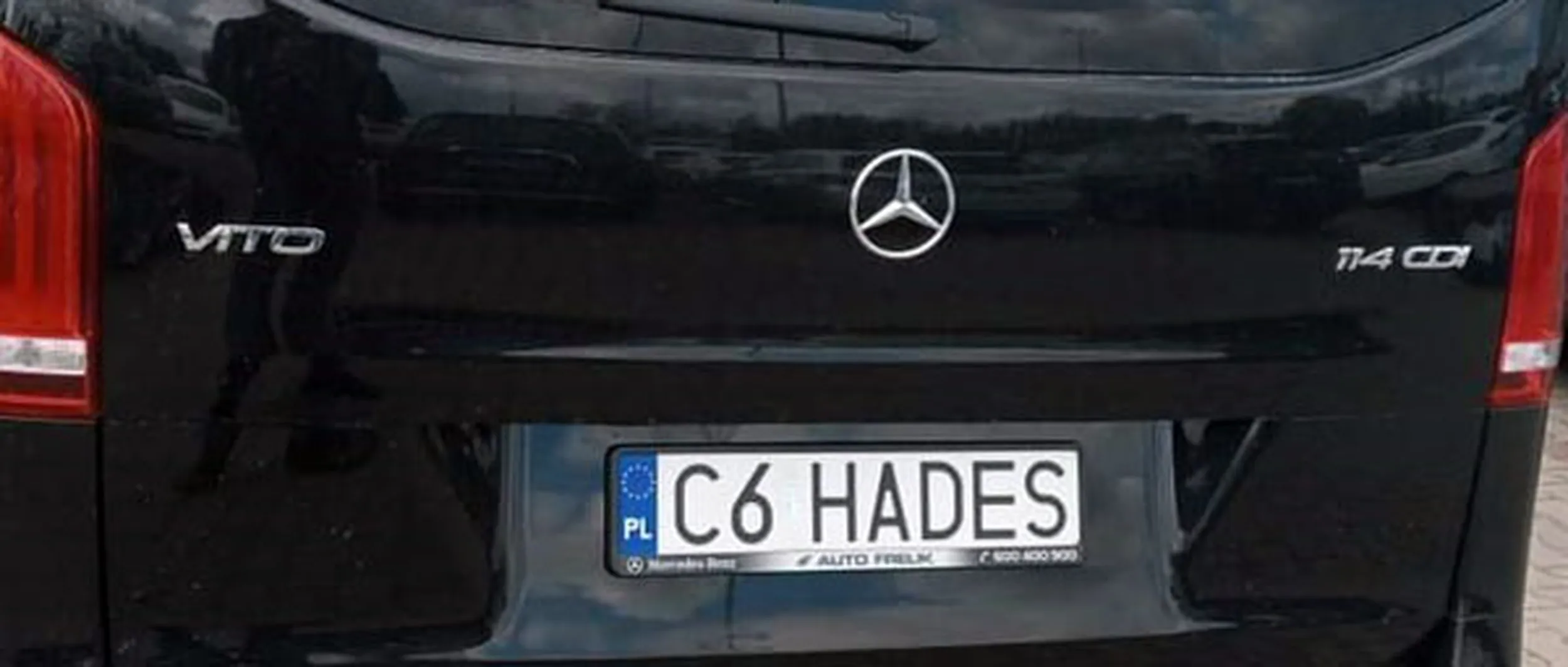 Fajny numer, blacha C6 HADES