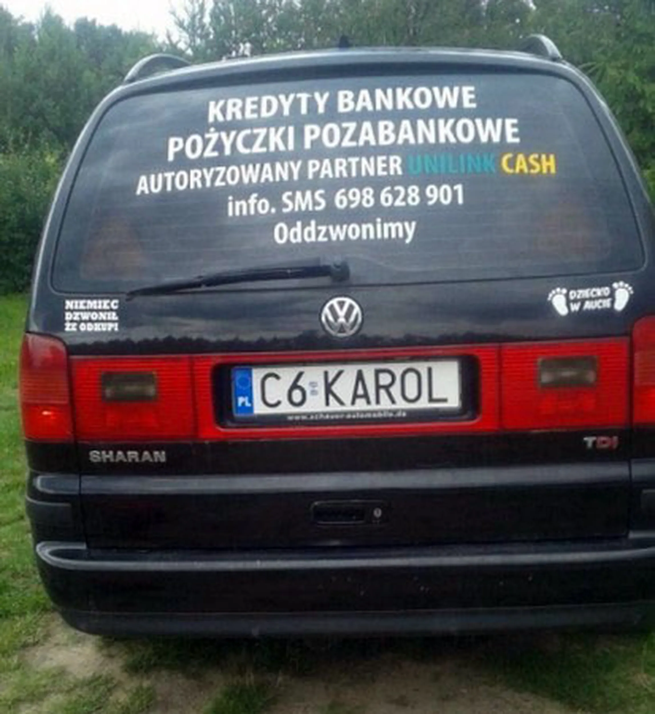 Fajny numer, blacha C6 KAROL