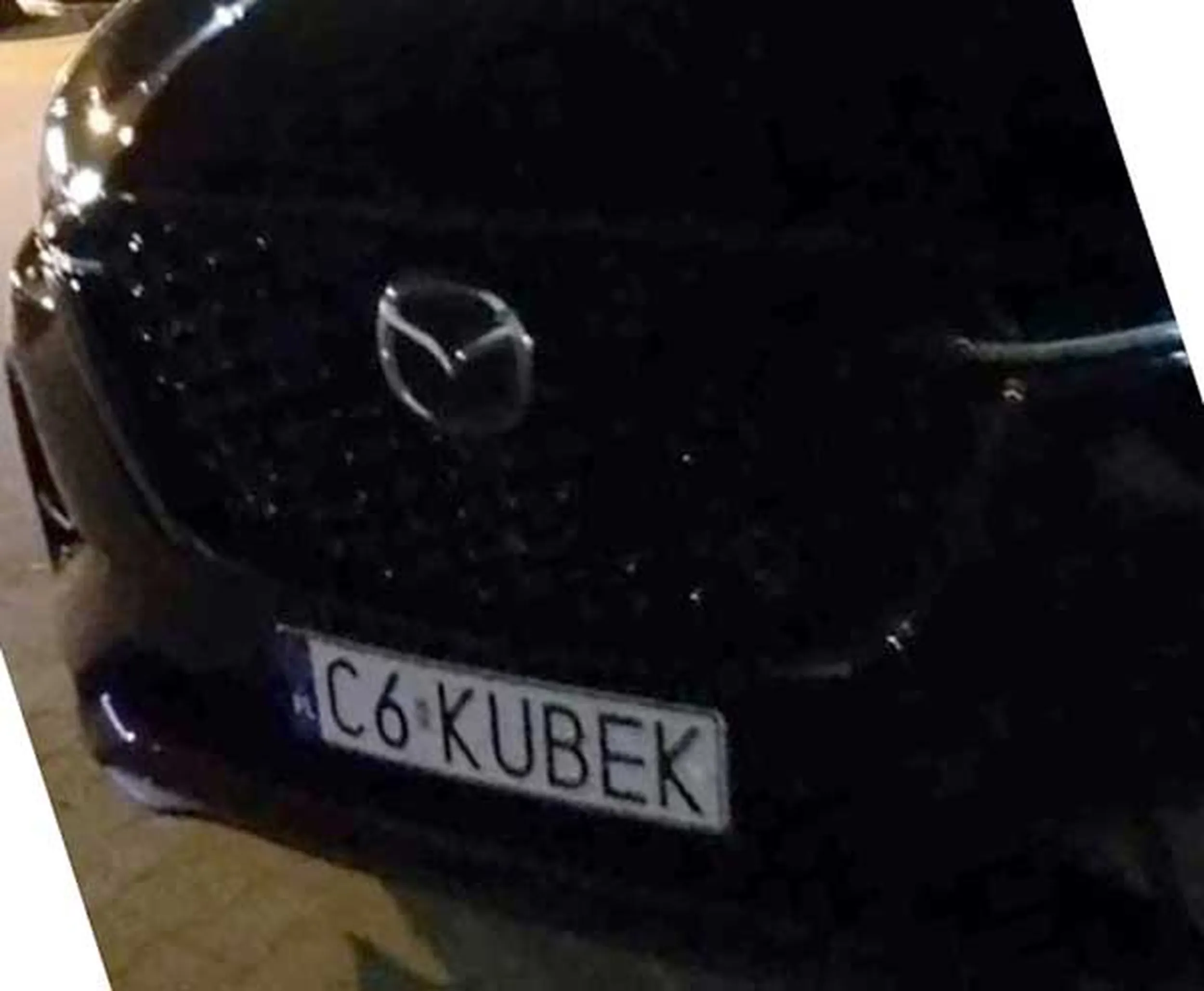 Fajny numer, blacha C6 KUBEK