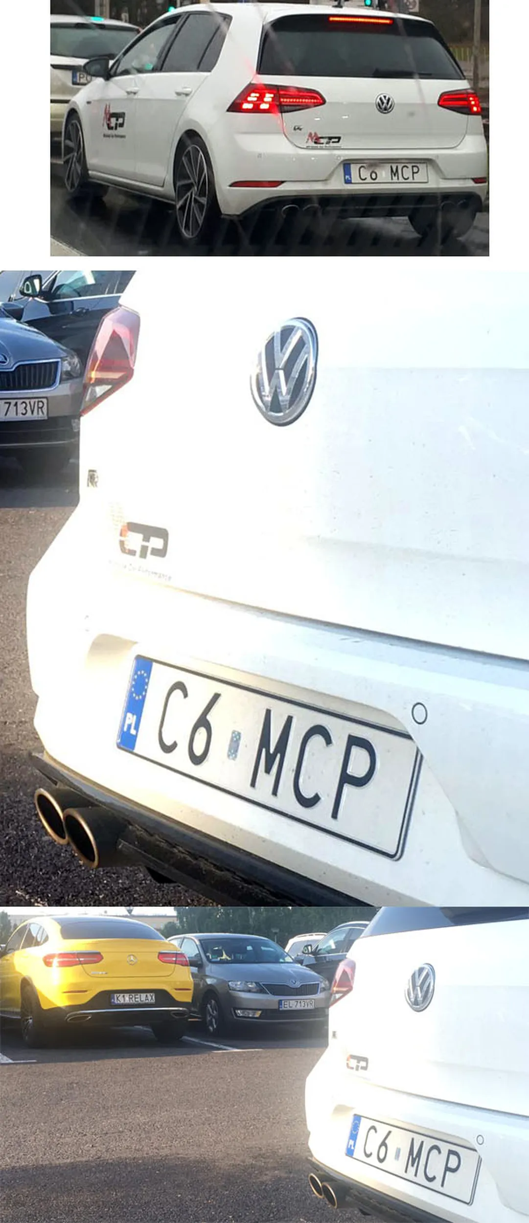 Fajny numer, blacha C6 MCP