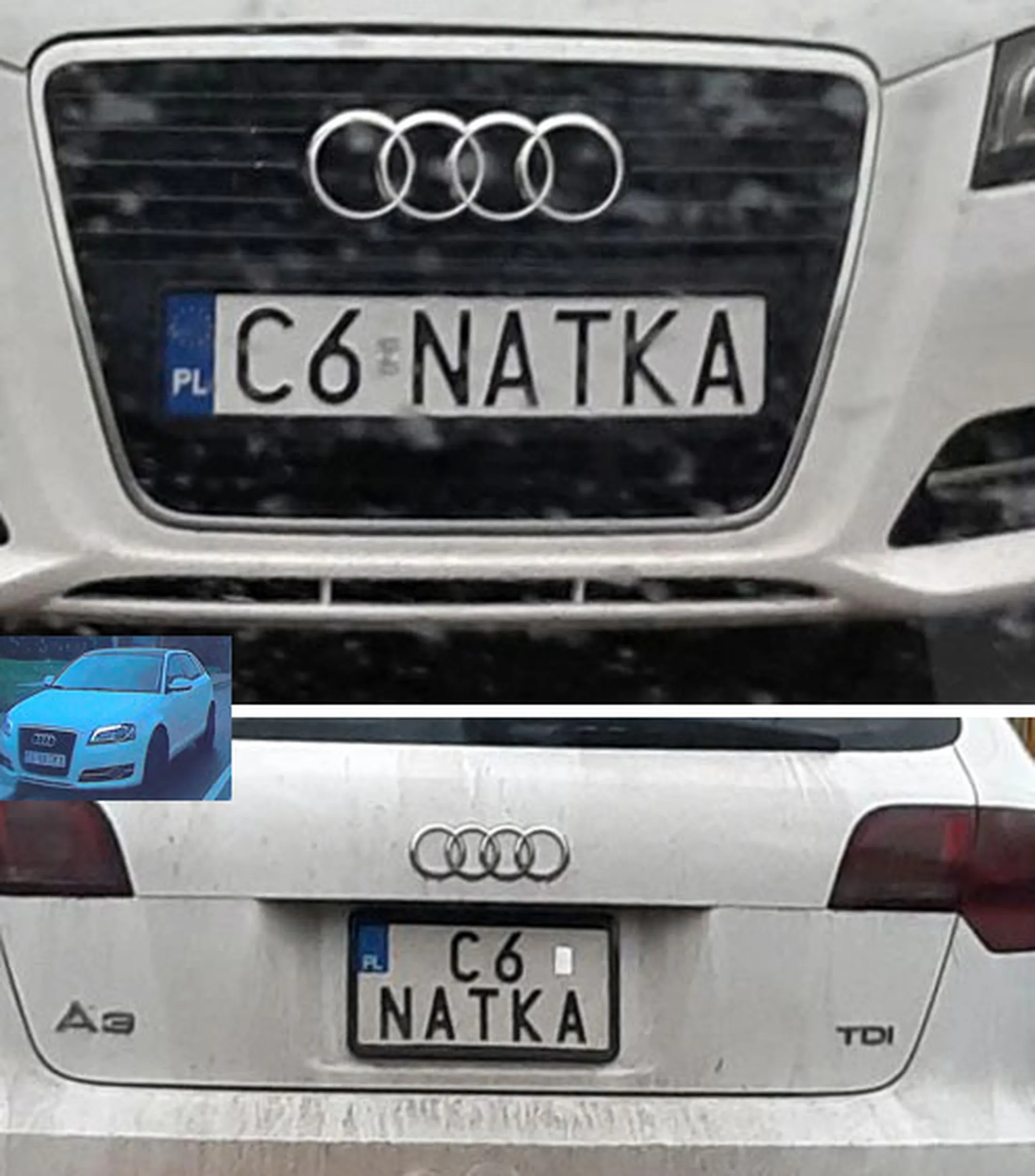 Fajny numer, blacha C6 NATKA