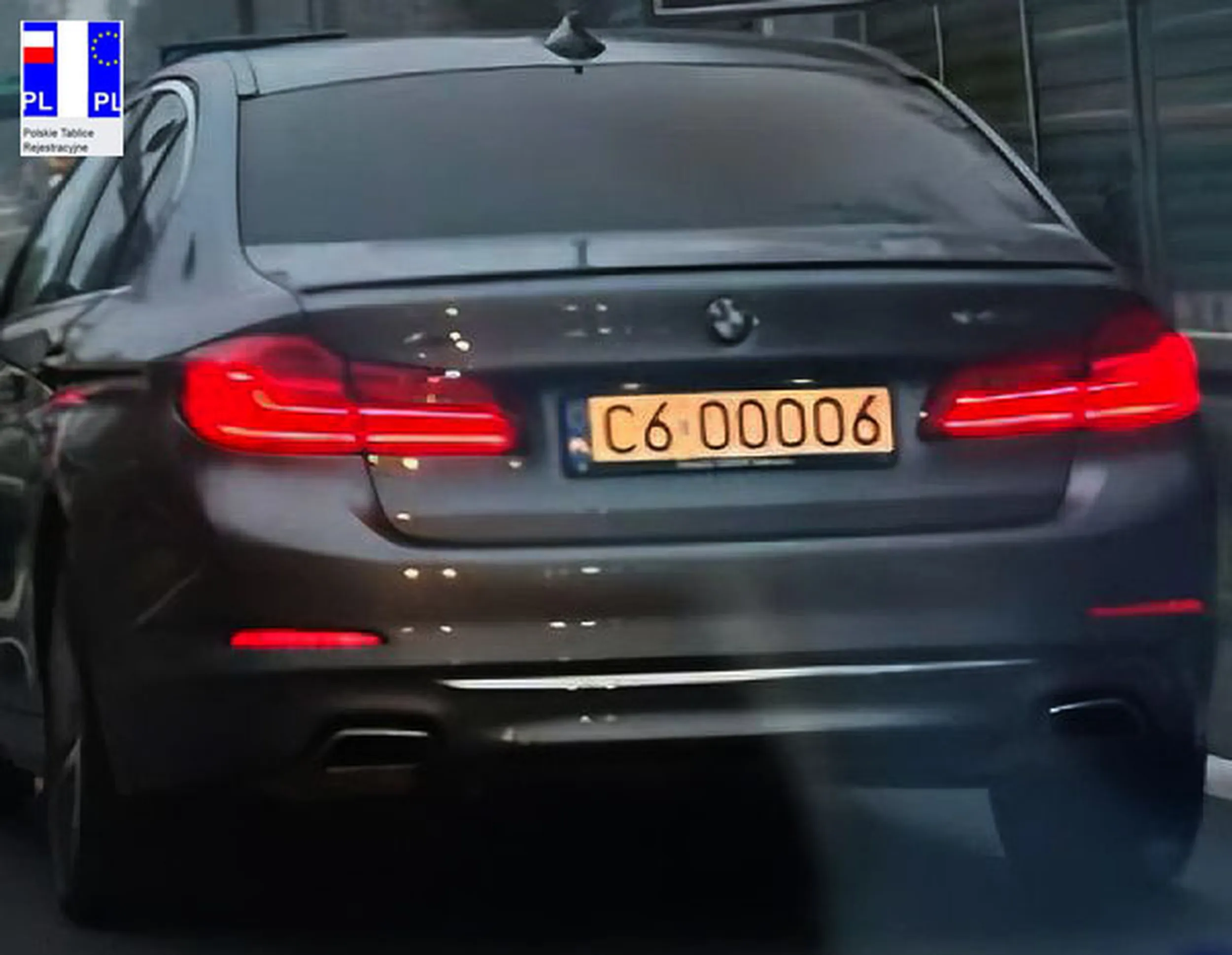 Fajny numer, blacha C6 OOOO6