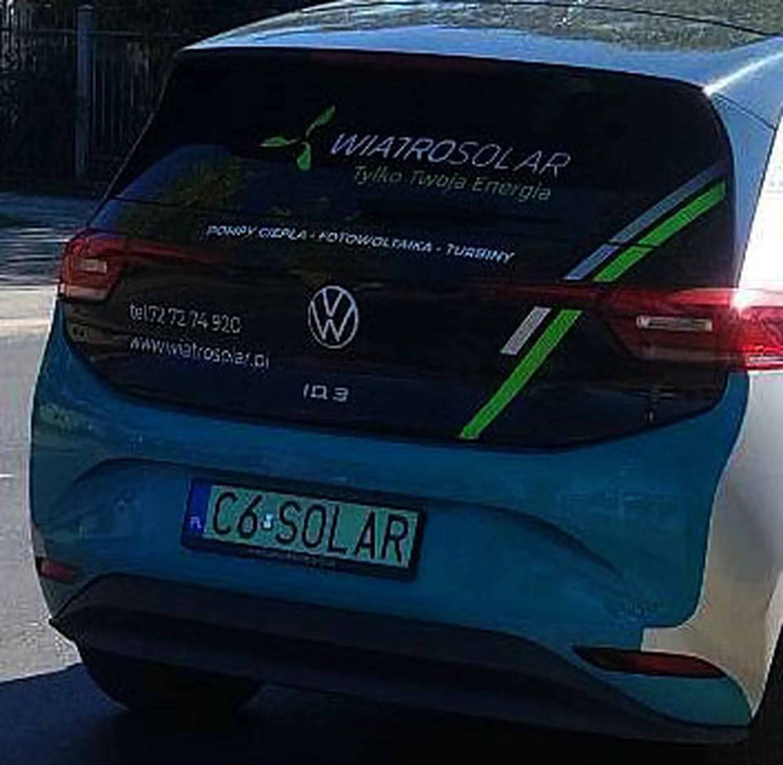 Fajny numer, blacha C6 SOLAR