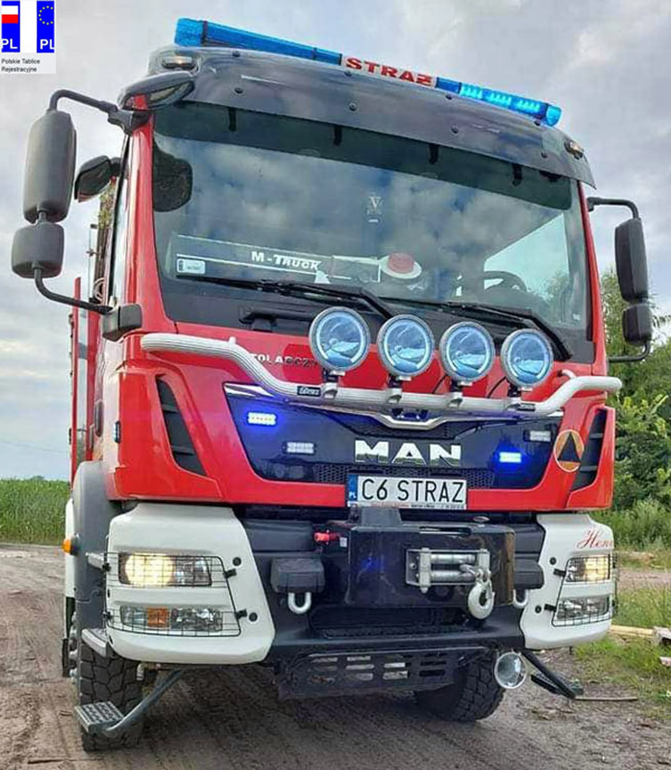 Fajny numer, blacha C6 STRAZ