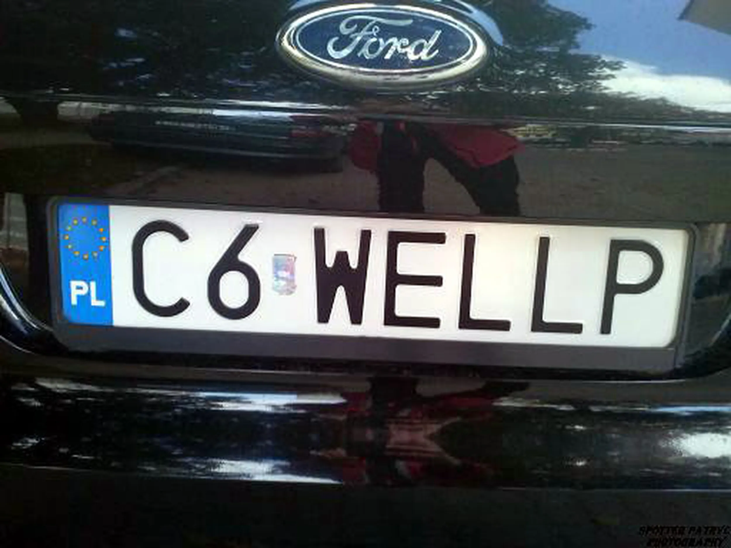 Fajny numer, blacha C6 WELLP