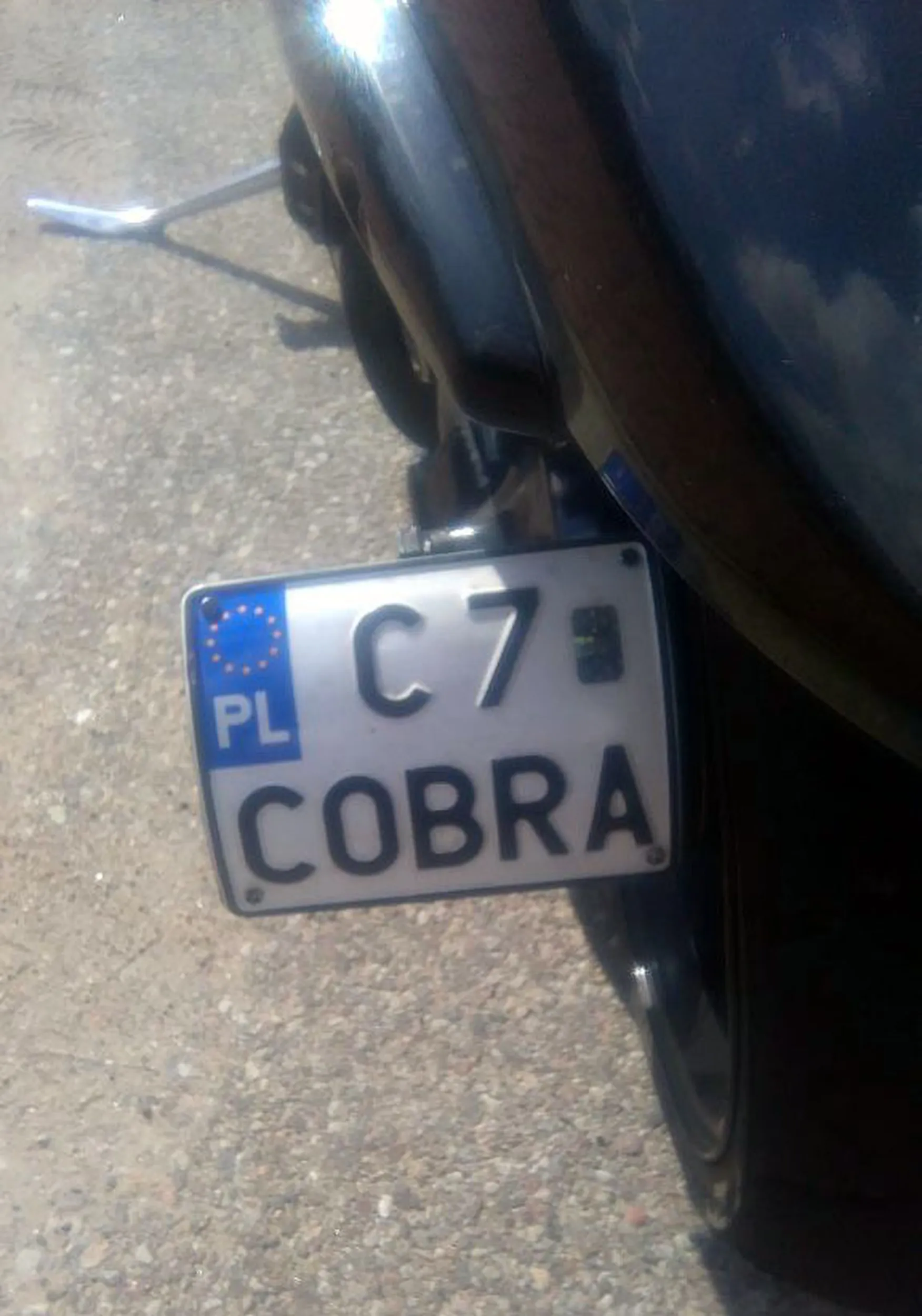 Fajny numer, blacha C7 COBRA