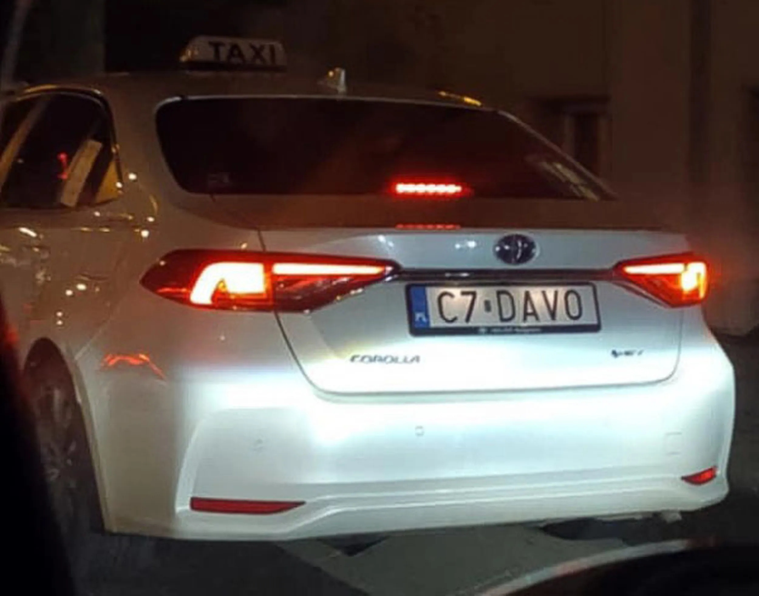 Fajny numer, blacha C7 DAVO