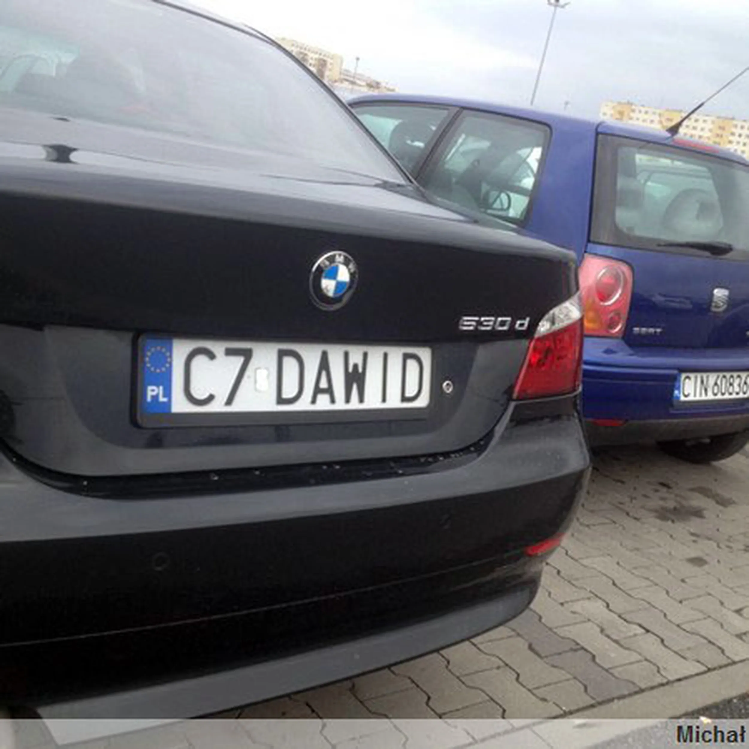 Fajny numer, blacha C7 DAWID