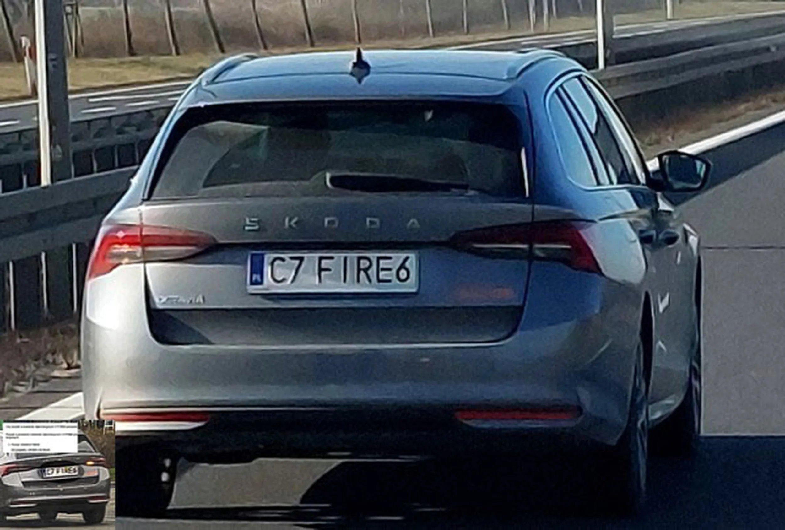 Fajny numer, blacha C7 FIRE6